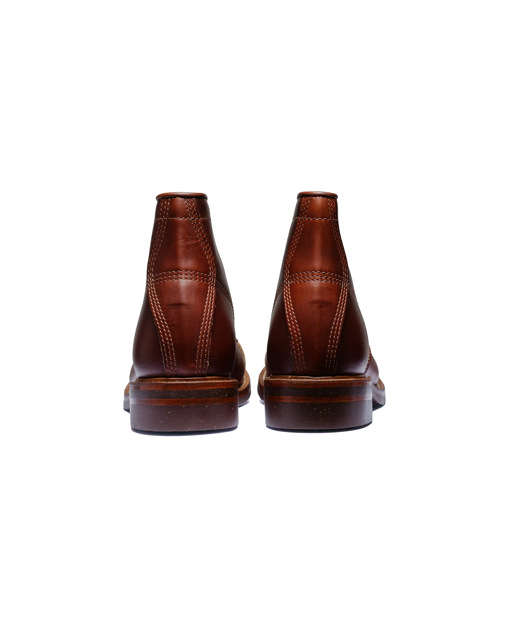 John Lofgren Bootmaker Kampfstiefel Horween Leder CXL Holz