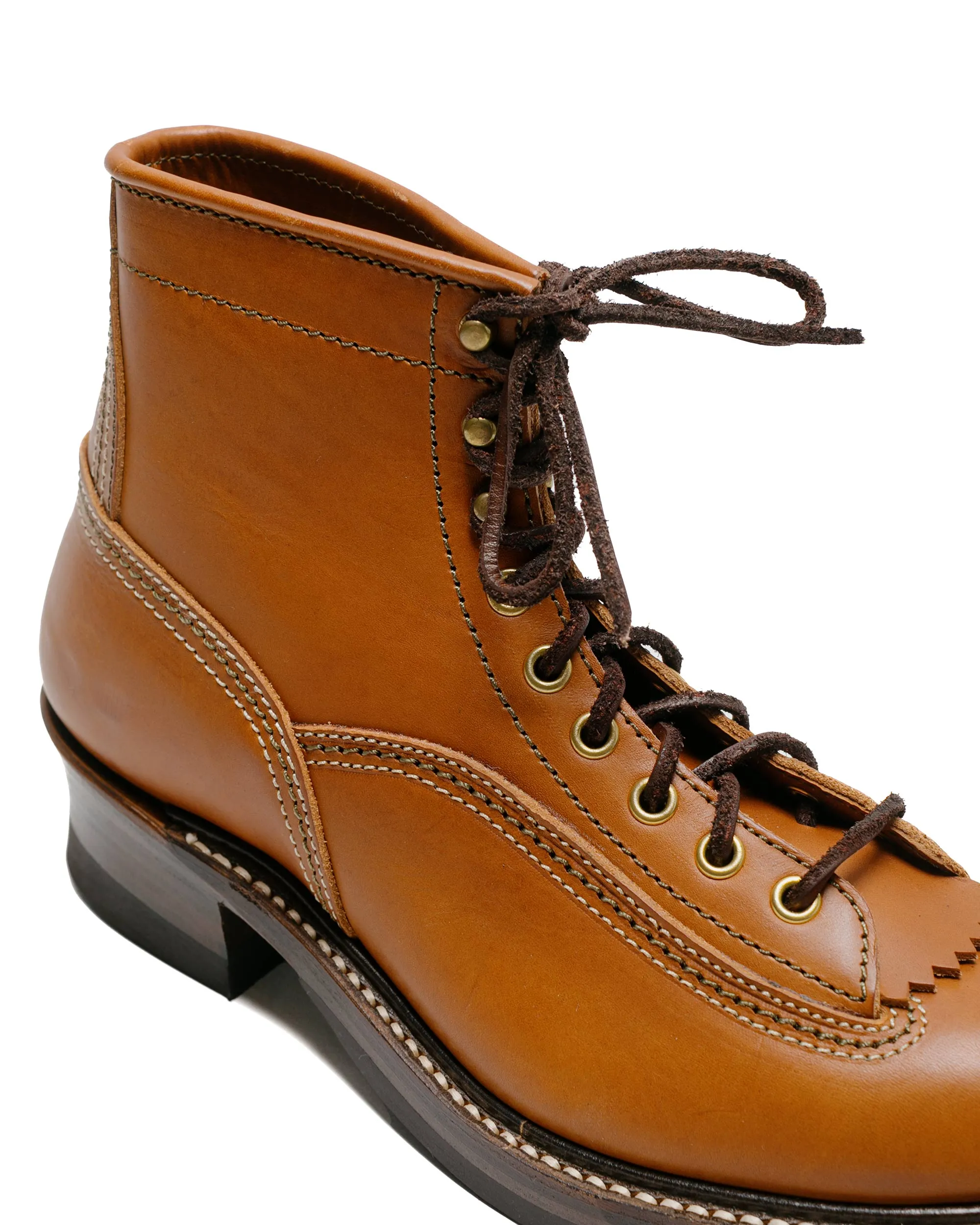 John Lofgren Bootmaker Donkey Puncher Stiefel Badalassi Carlo Leder Cognac