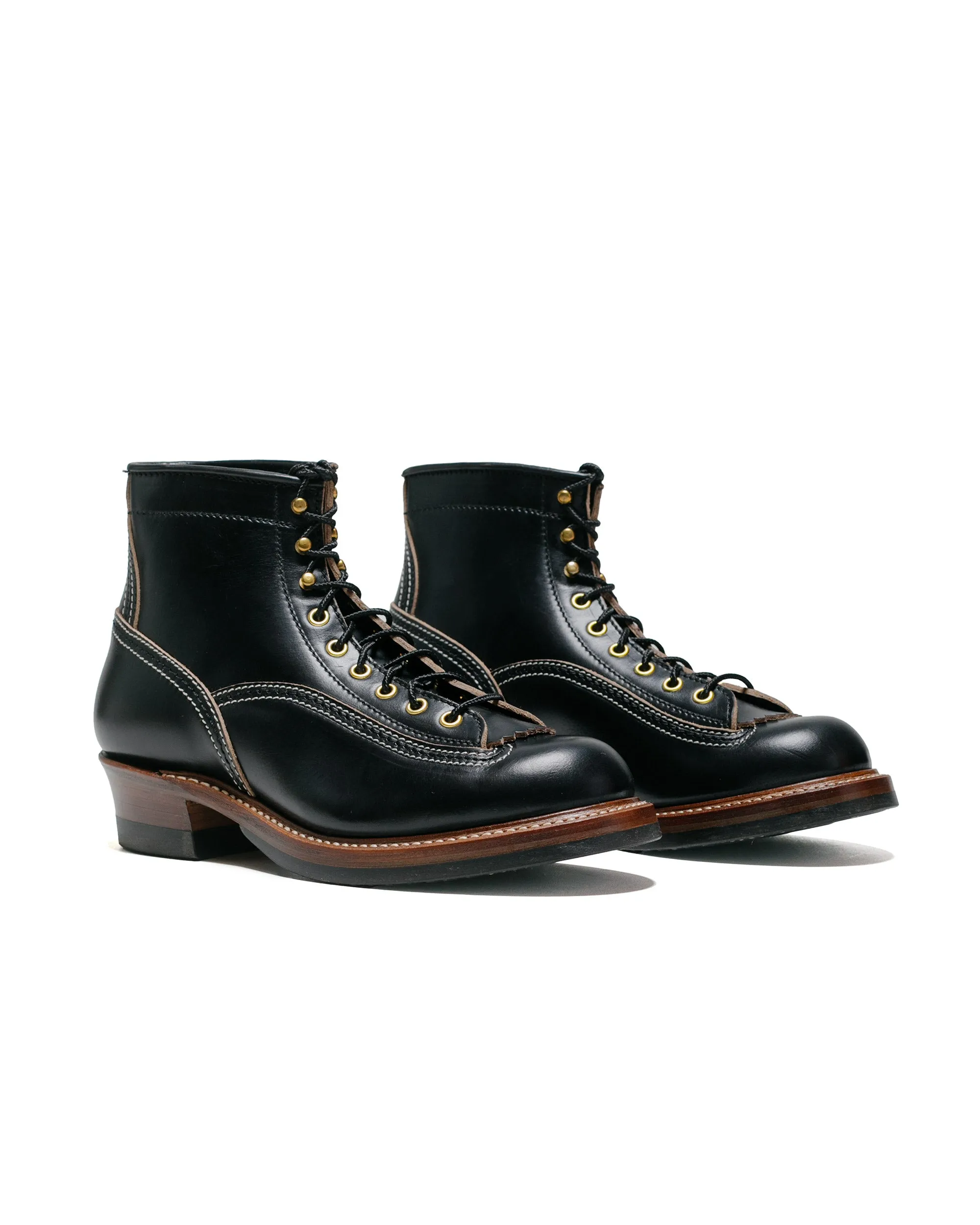 John Lofgren Bootmaker Donkey Puncher Stiefel Horween Leder CXL Schwarz