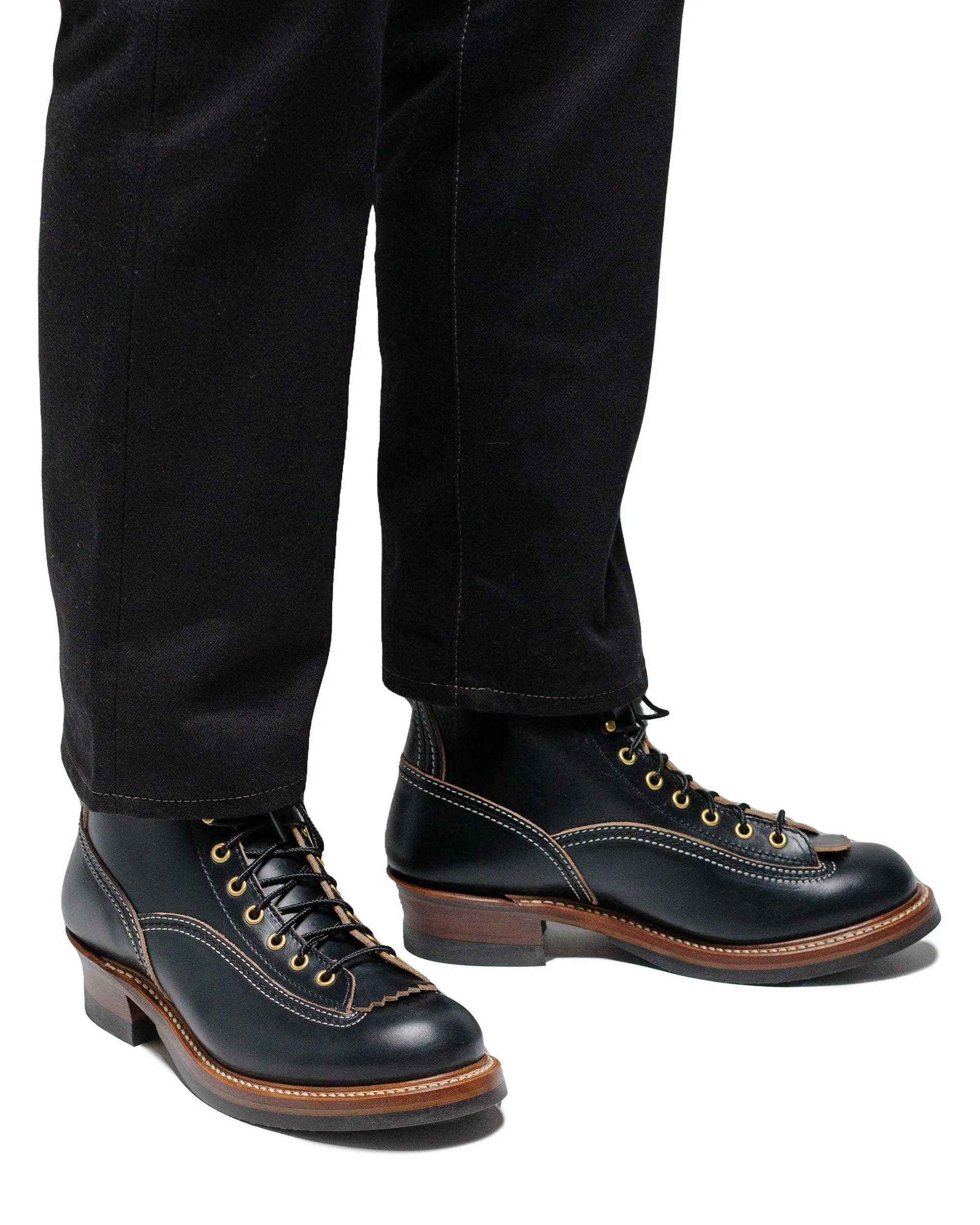John Lofgren Bootmaker Donkey Puncher Stiefel Horween Leder CXL Schwarz