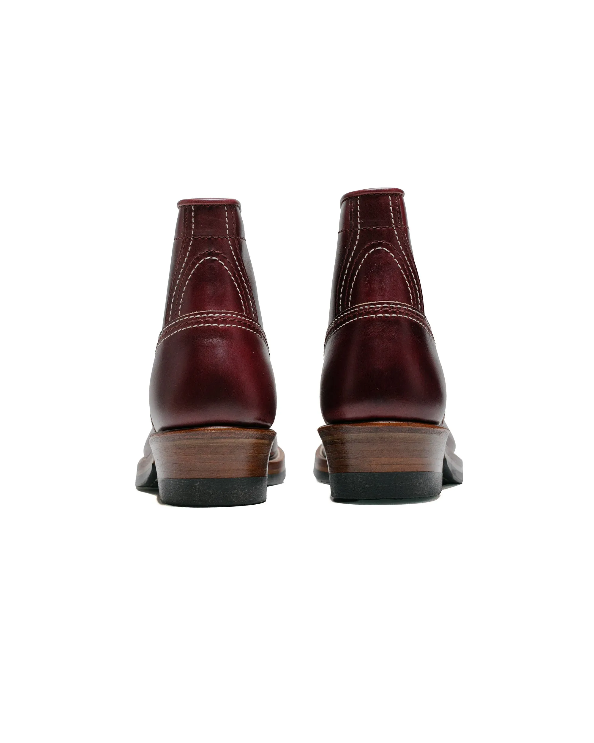 John Lofgren Bootmaker Donkey Puncher Stiefel Horween Leder CXL Burgunder