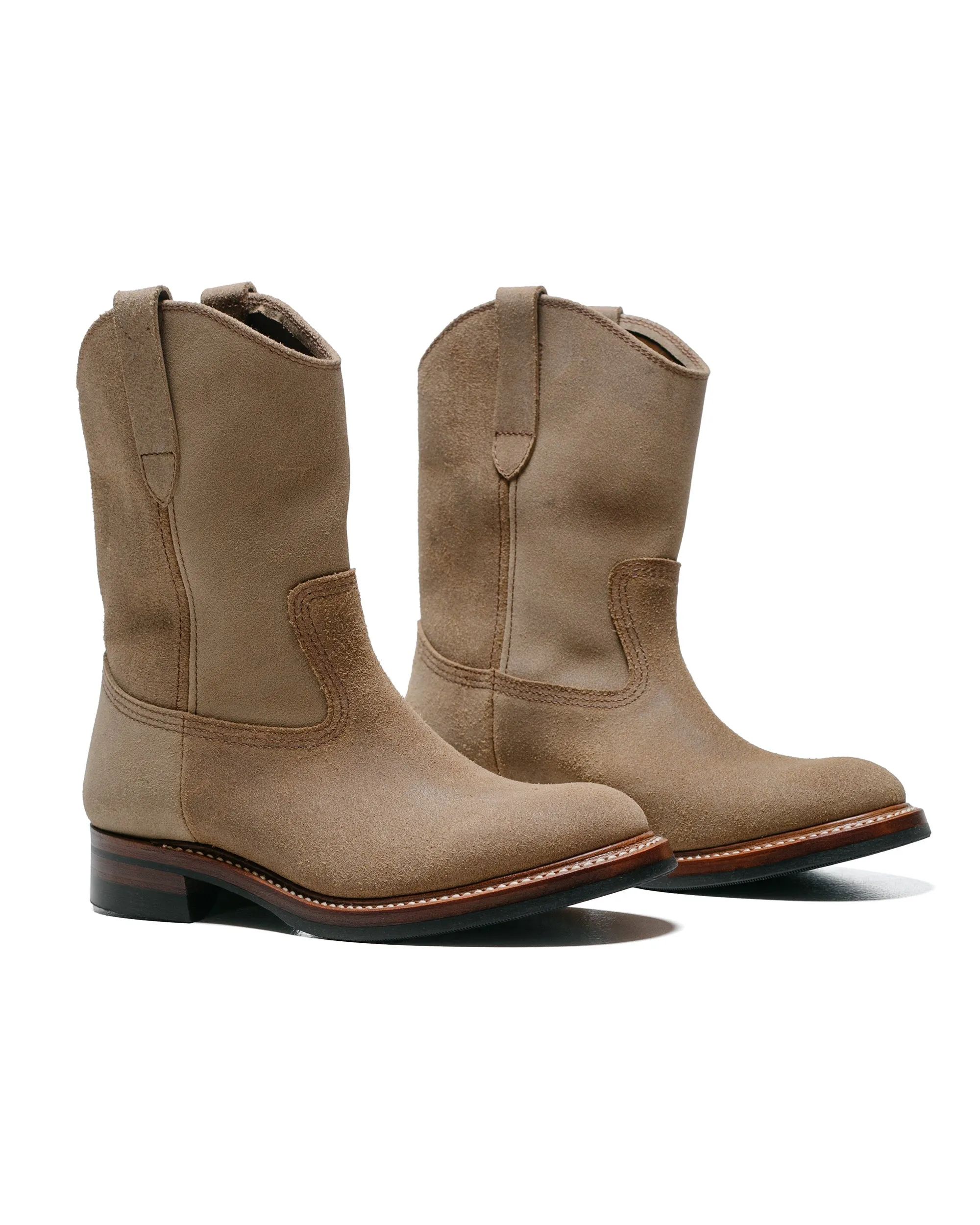 John Lofgren Bootmaker Duke Roper Stiefel Horween Leder CXL Natur Roughout