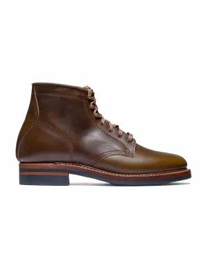 John Lofgren Bootmaker El Capitan Stiefel Horween Leder CXL Dunkeloliv