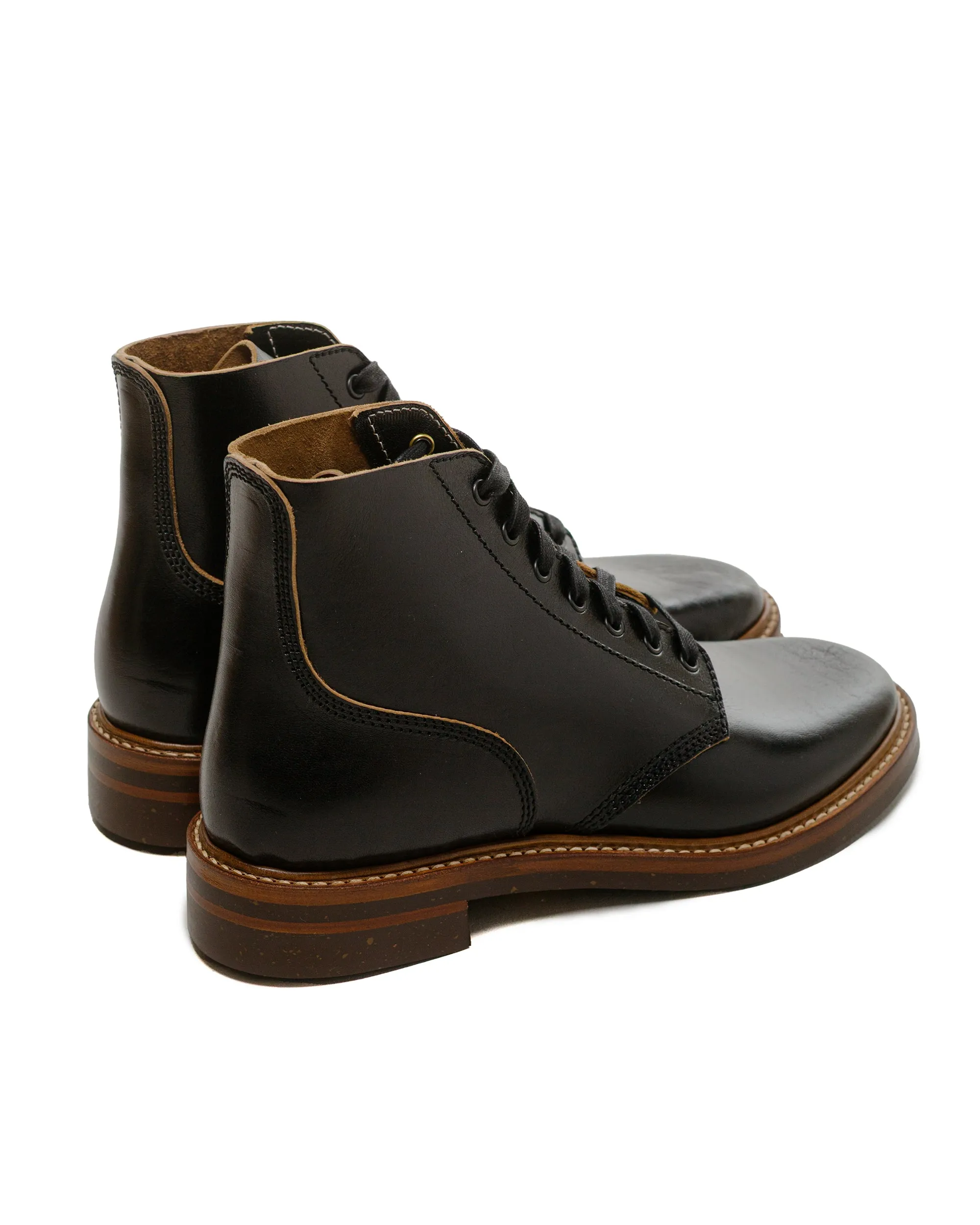 John Lofgren Bootmaker M-43 Dienstschuhe Shinki Hikaku Schwarz/Tee-Core Pferdehinterleder