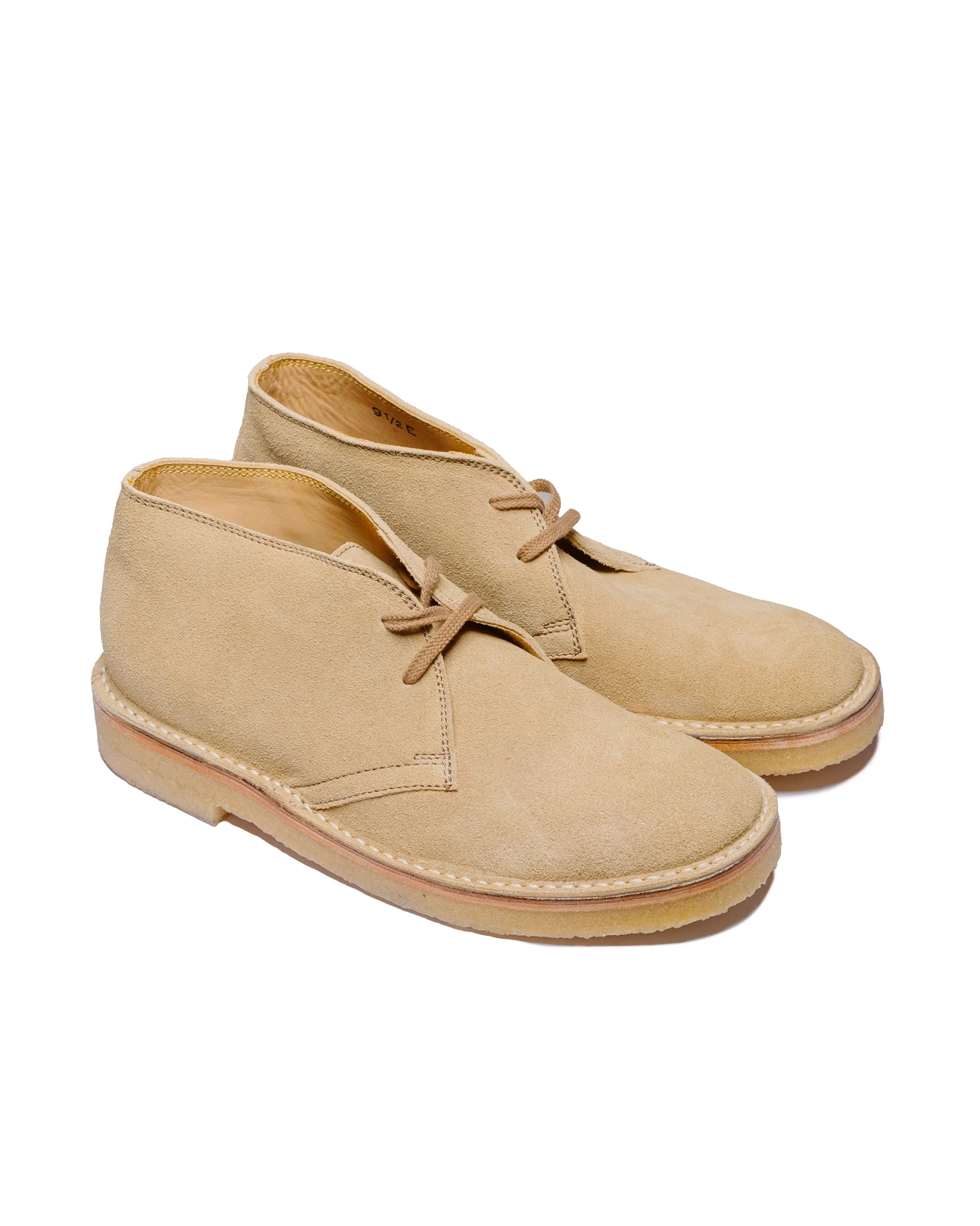 John Lofgren Bootmaker Militär-Wüstenstiefel Japanischer Wildleder-Sand