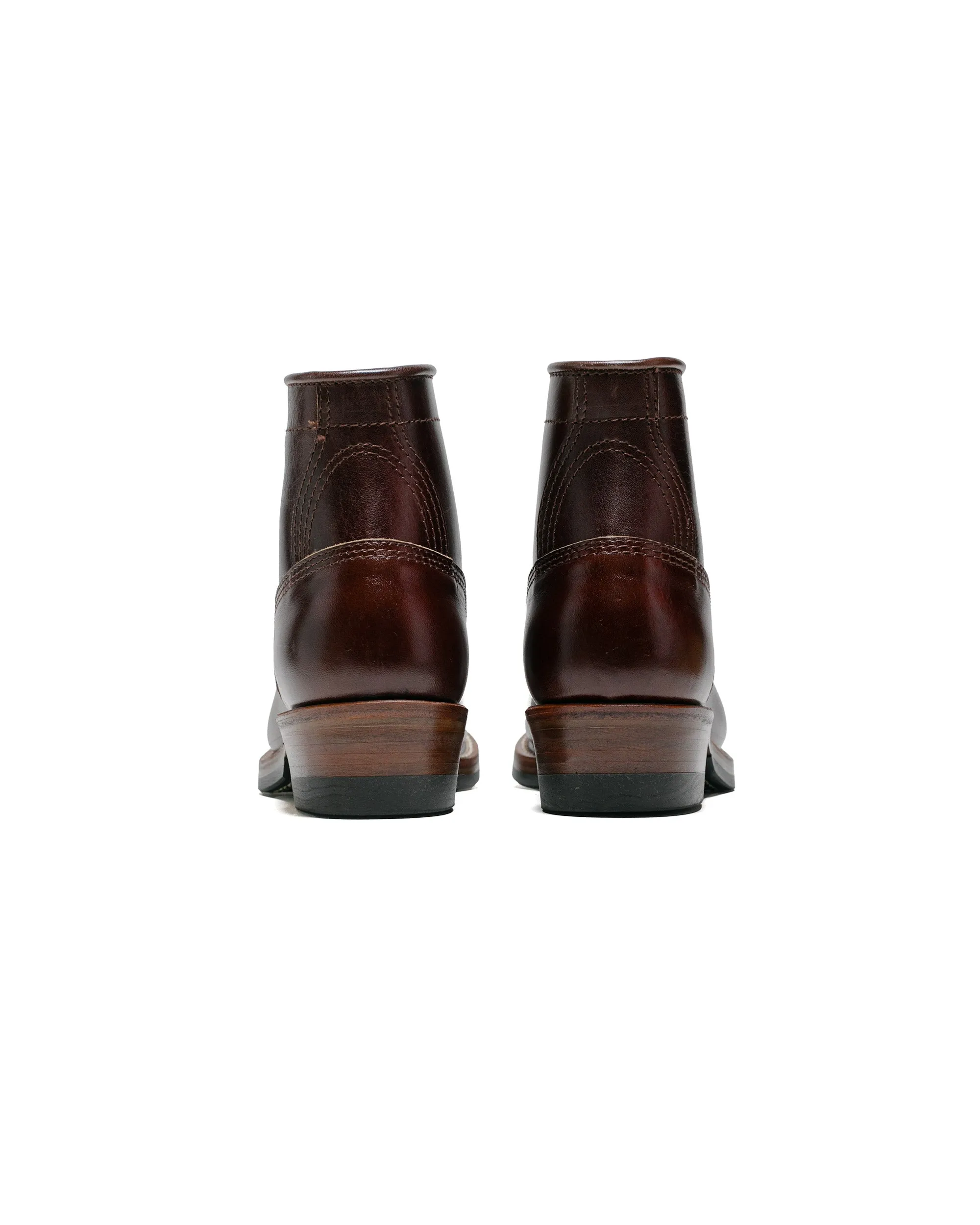 John Lofgren Bootmaker Stahl-Gang-Stiefel Shinki Hikaku Pferdehinterleder Dunkelbraun