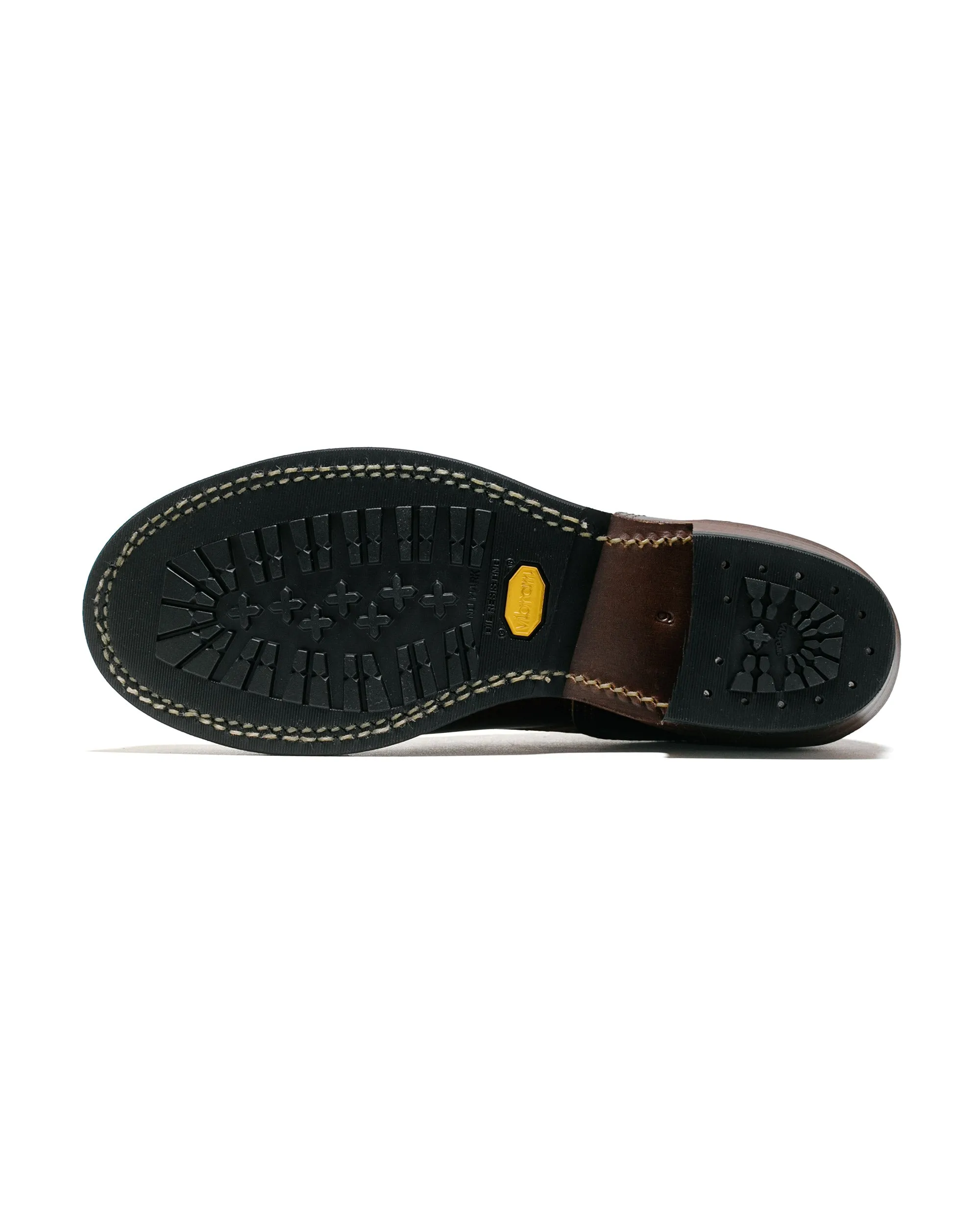 John Lofgren Bootmaker Stahl-Gang-Stiefel Shinki Hikaku Pferdehinterleder Dunkelbraun