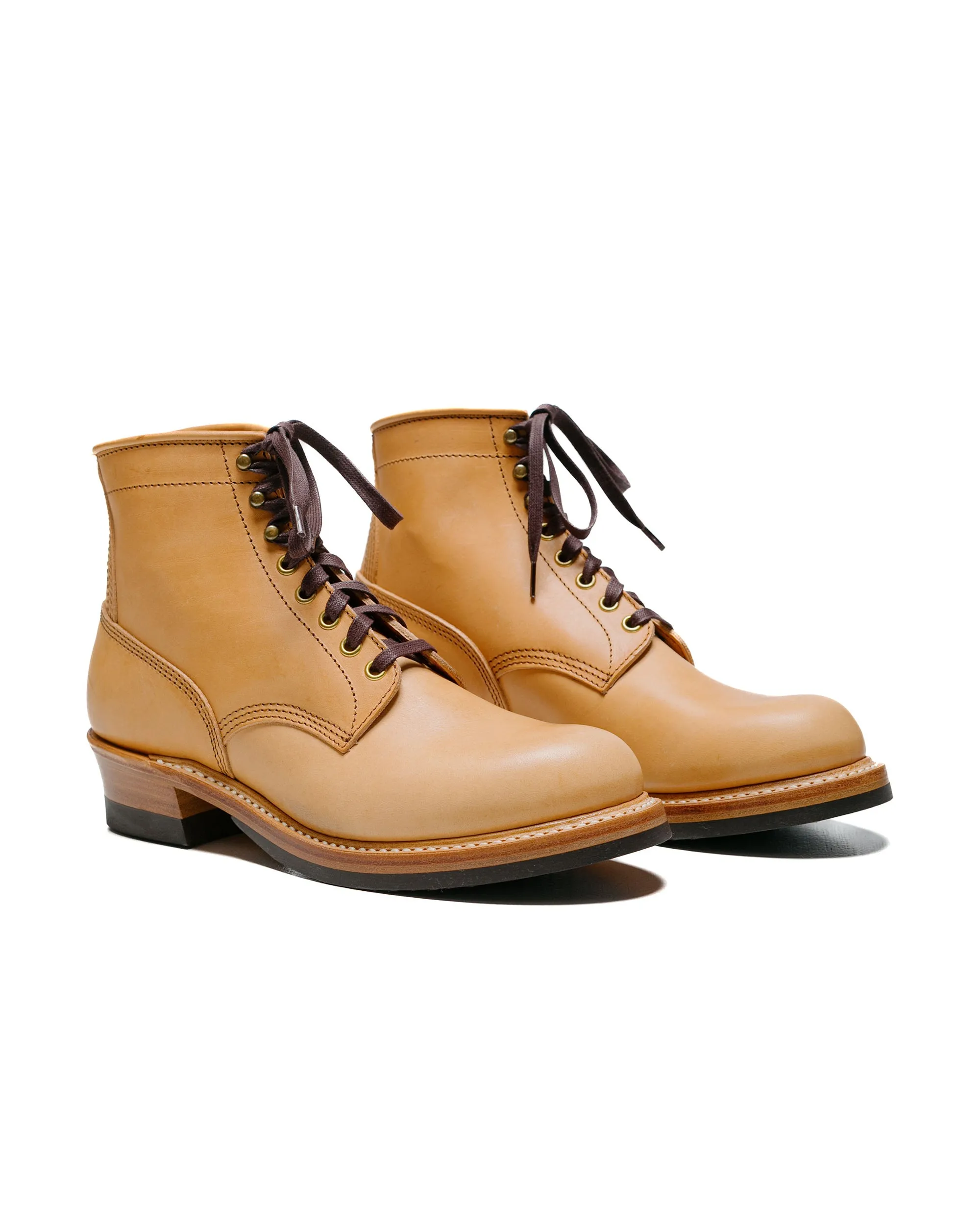 John Lofgren Bootmaker Steel Gang SW Stiefel Badalassi Carlo Pflanzlich gegerbtes Leder Knochen