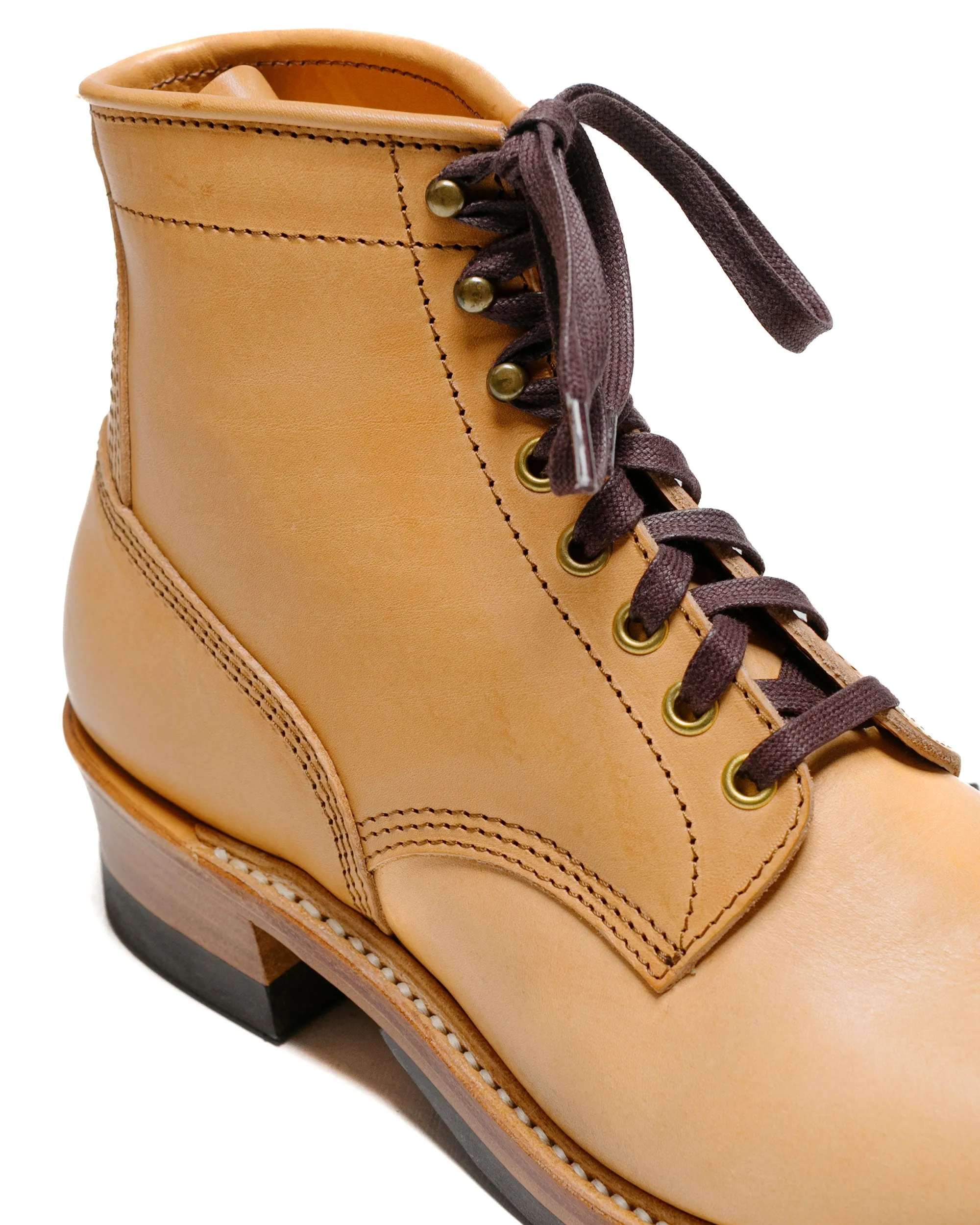 John Lofgren Bootmaker Steel Gang SW Stiefel Badalassi Carlo Pflanzlich gegerbtes Leder Knochen