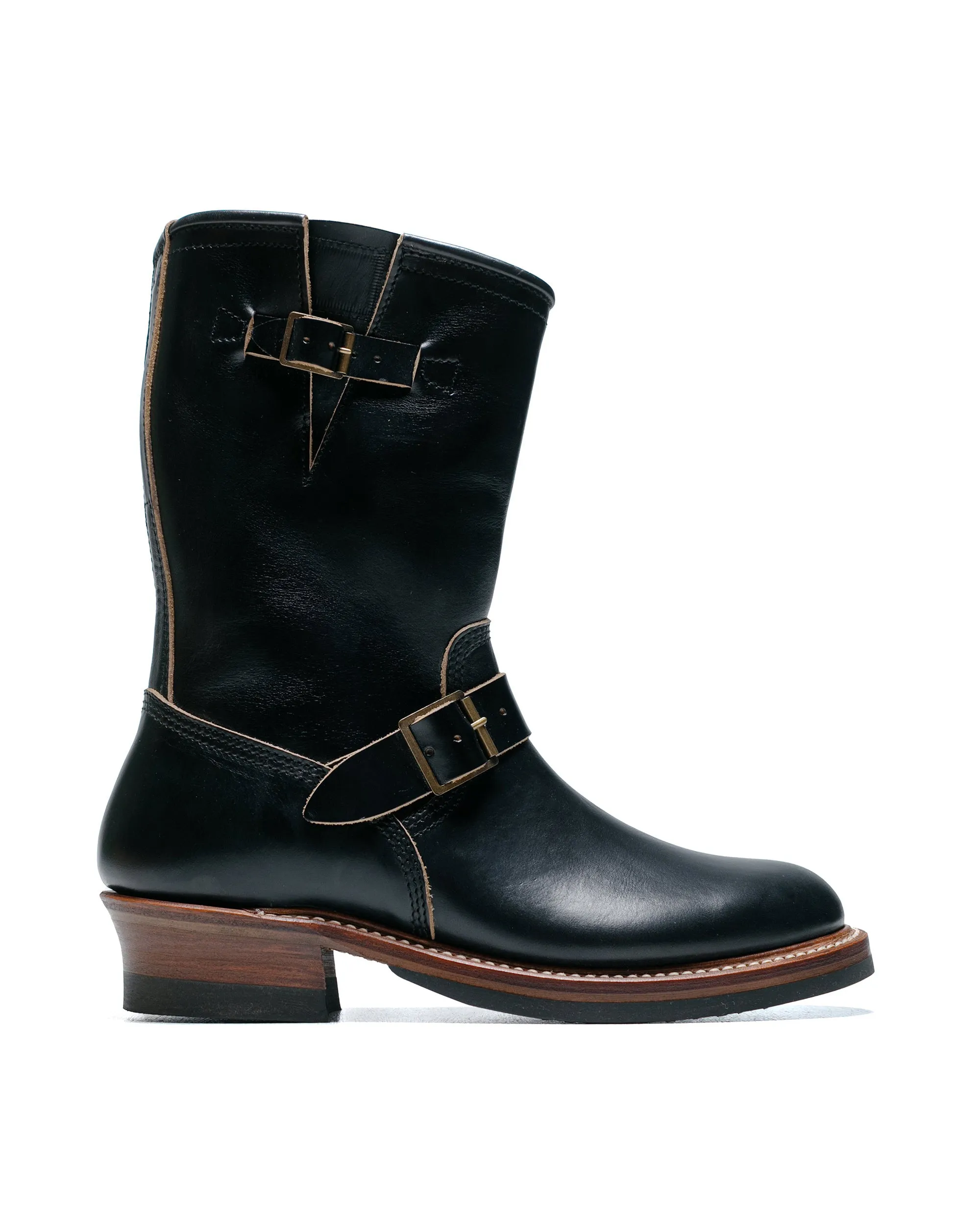 John Lofgren Bootmaker Wabash Ingenieurstiefel Horween CXL Schwarz