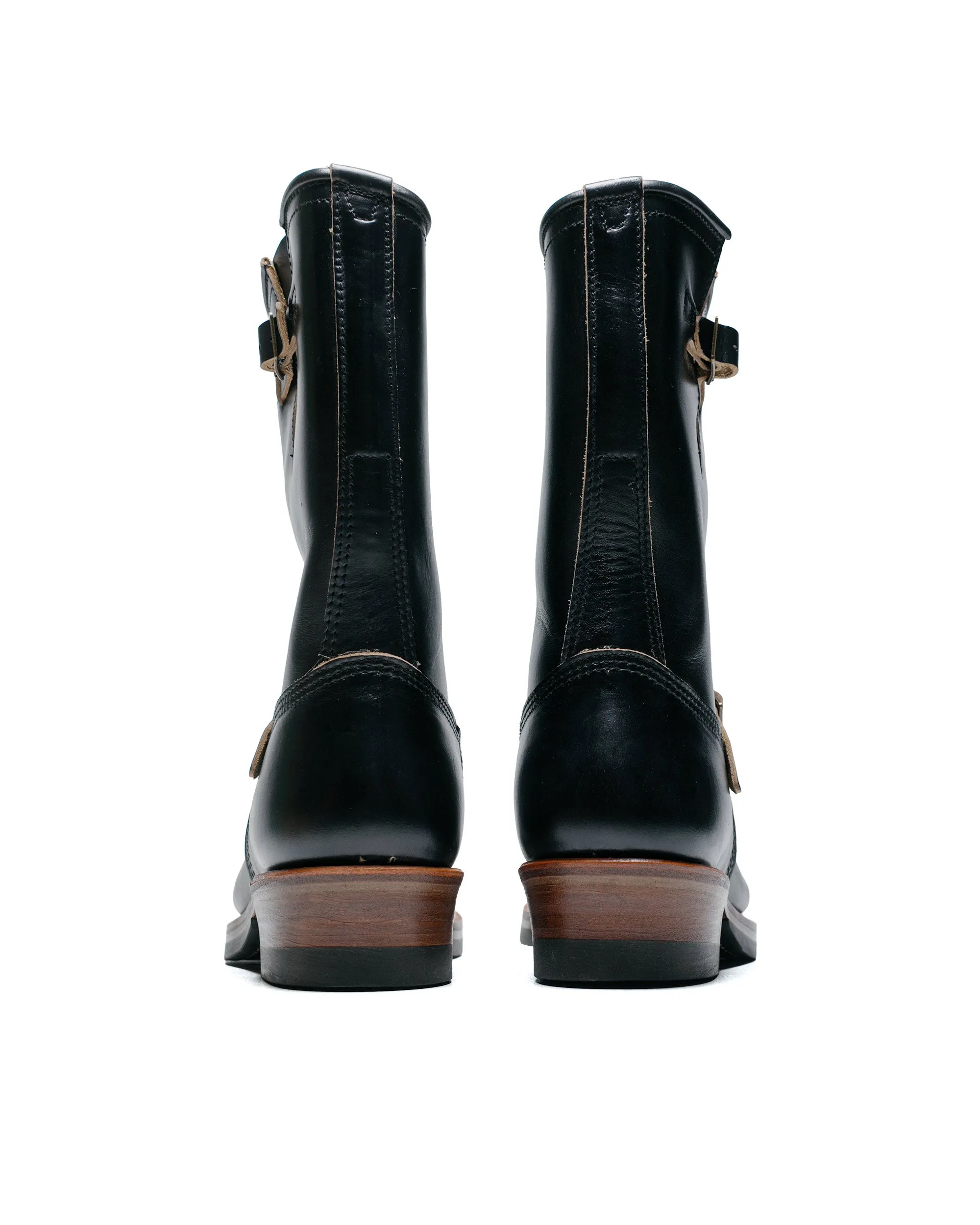 John Lofgren Bootmaker Wabash Ingenieurstiefel Horween CXL Schwarz