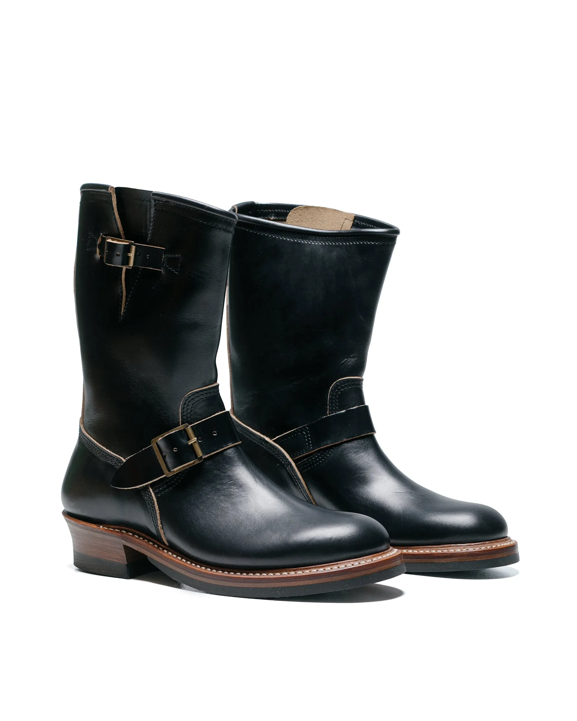 John Lofgren Bootmaker Wabash Ingenieurstiefel Horween CXL Schwarz