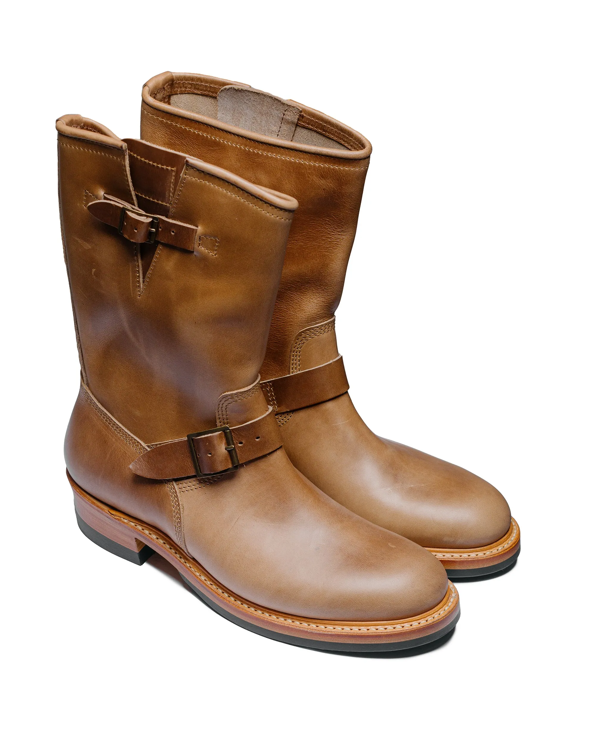 John Lofgren Bootmaker Wabash Engineer Stiefel Horween CXL Natur