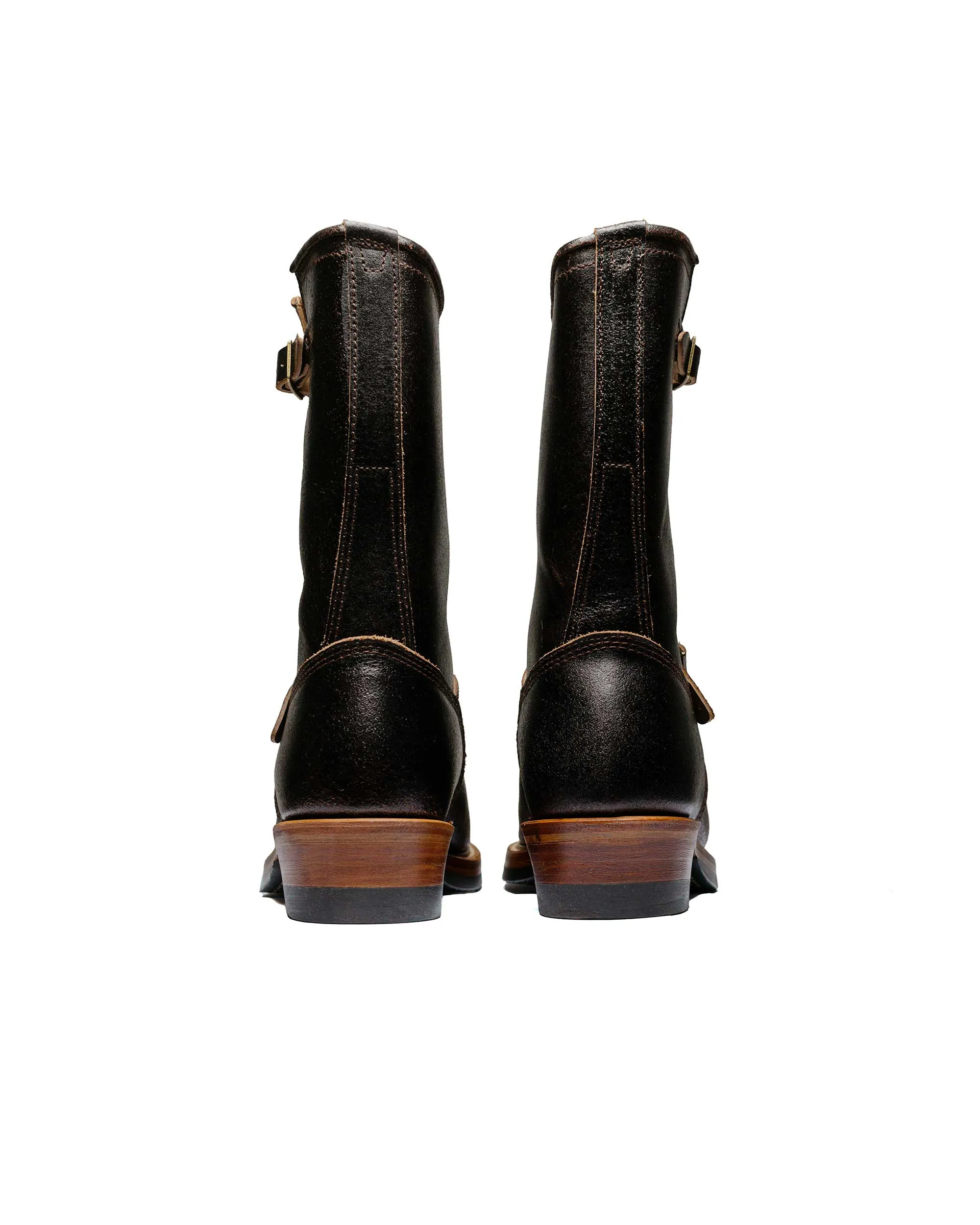 John Lofgren Bootmaker Wabash Engineer Boots Horween Wachsleder Dunkelbraun