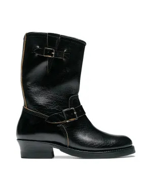 John Lofgren Bootmaker Wabash Ingenieurstiefel Shinki Hikaku Pferdehinterleder Schwarz