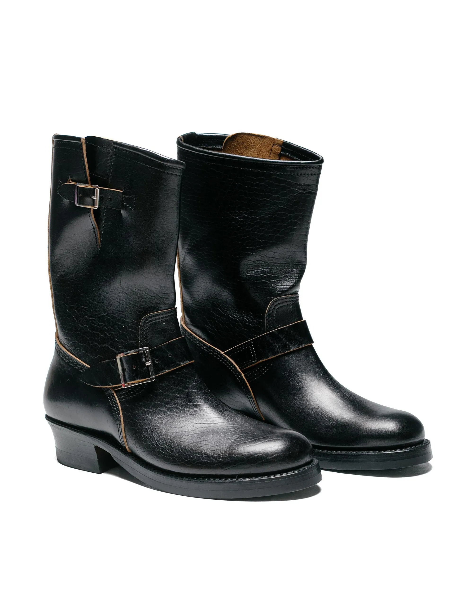 John Lofgren Bootmaker Wabash Ingenieurstiefel Shinki Hikaku Pferdehinterleder Schwarz