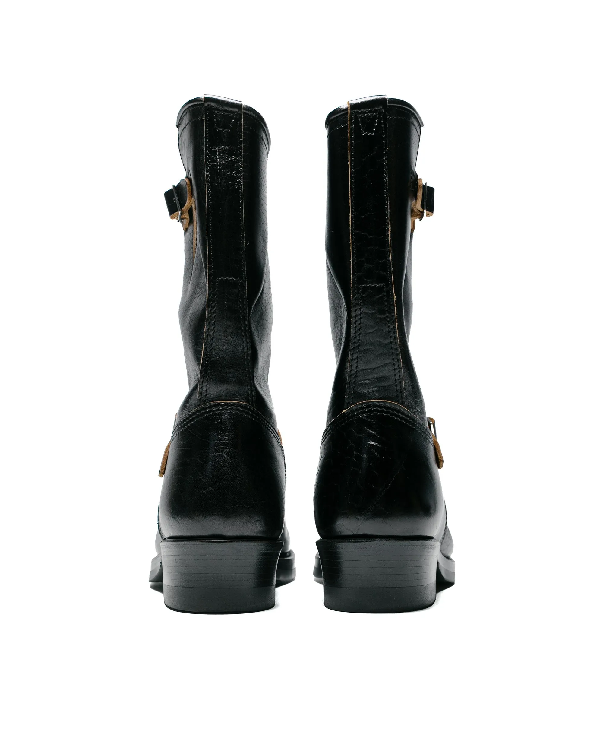 John Lofgren Bootmaker Wabash Ingenieurstiefel Shinki Hikaku Pferdehinterleder Schwarz