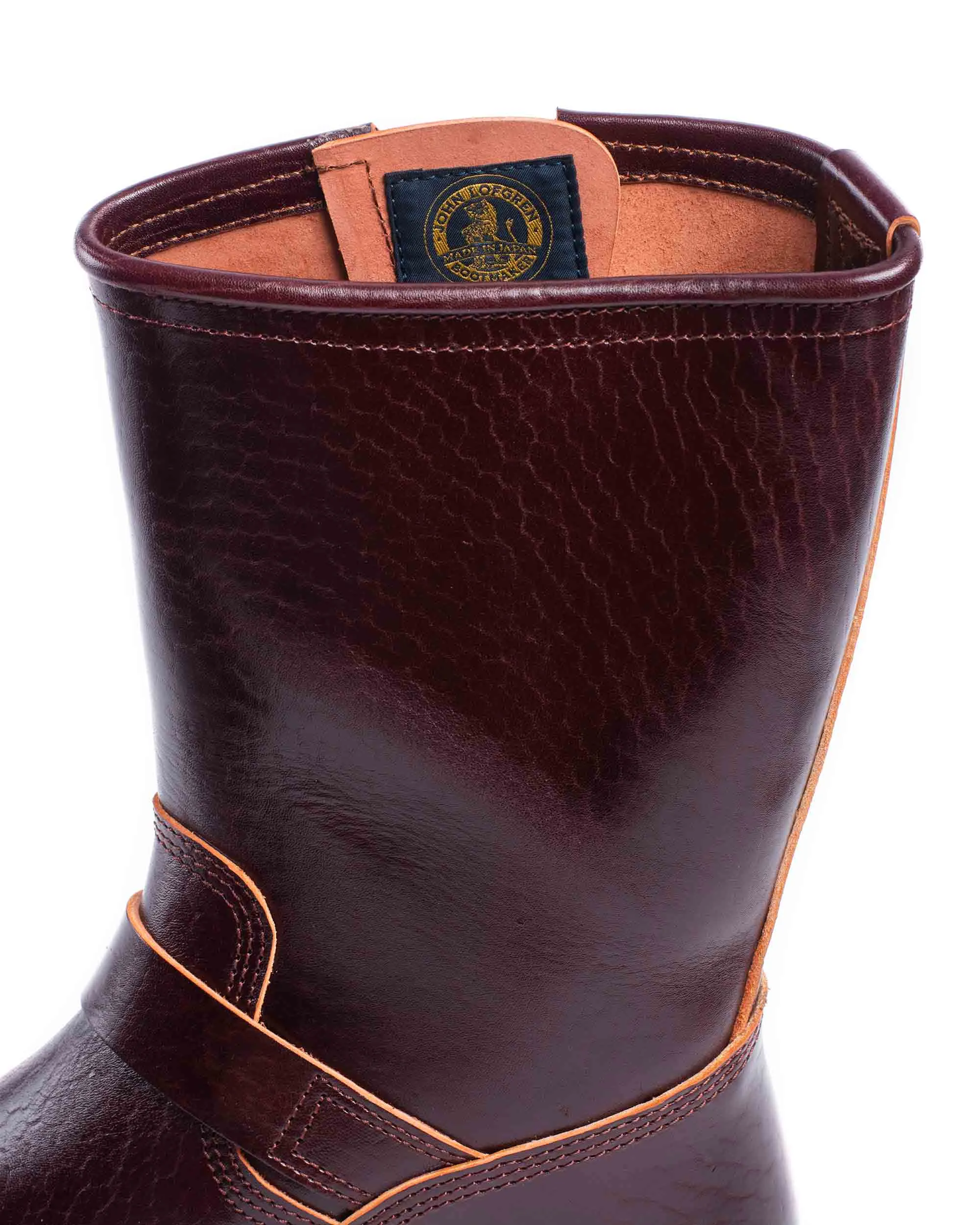 John Lofgren Bootmaker Wabash Ingenieurstiefel Shinki Hikaku Pferdehinterleder Burgunder