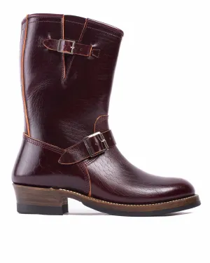 John Lofgren Bootmaker Wabash Ingenieurstiefel Shinki Hikaku Pferdehinterleder Burgunder