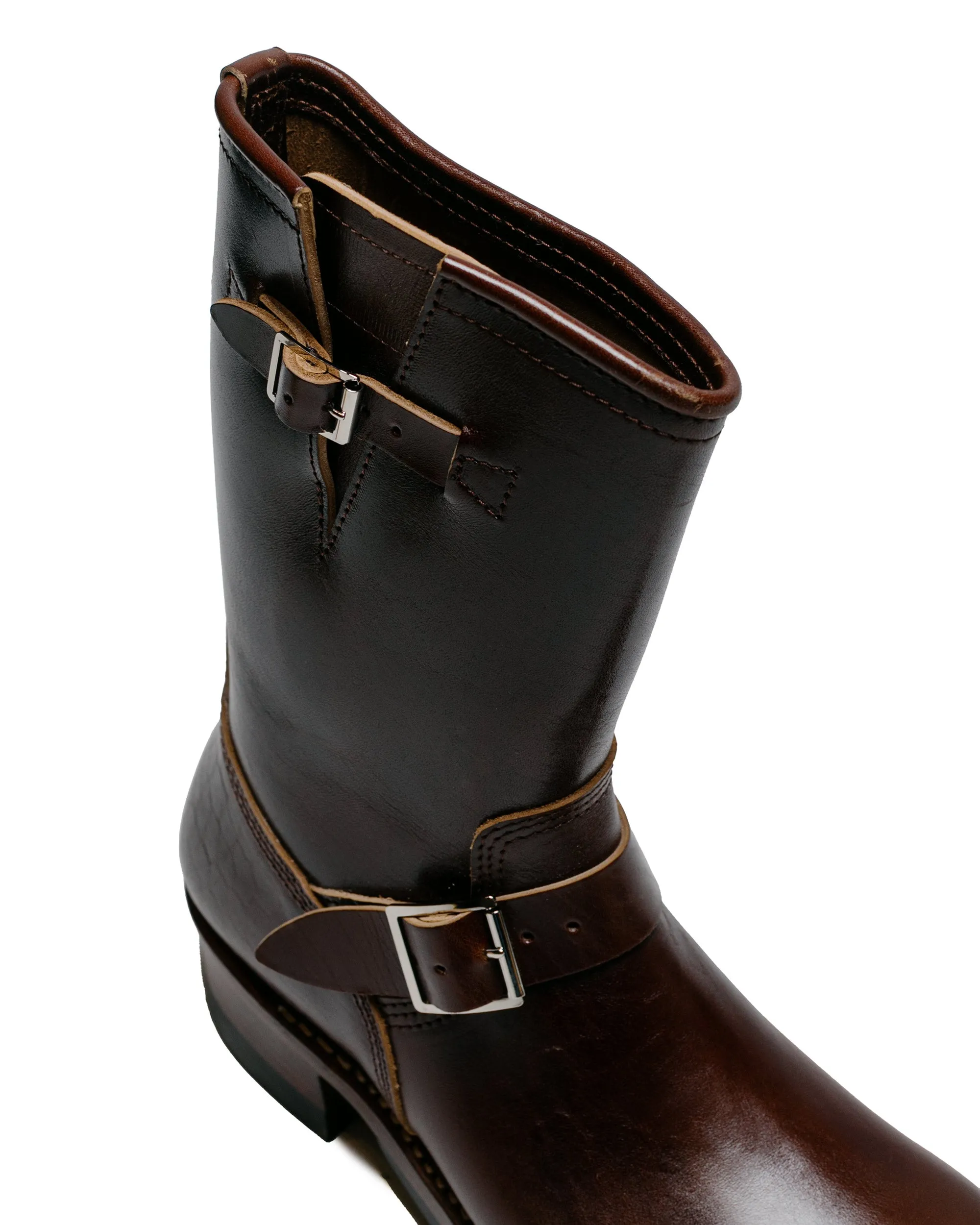 John Lofgren Bootmaker Wabash Engineer Boots Shinki Hikaku Pferdehinterleder Dunkelbraun