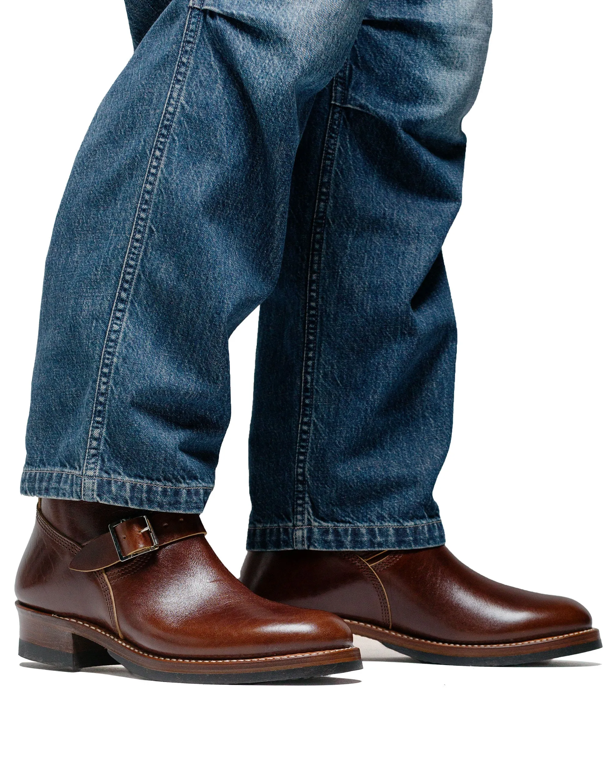 John Lofgren Bootmaker Wabash Engineer Boots Shinki Hikaku Pferdehinterleder Dunkelbraun