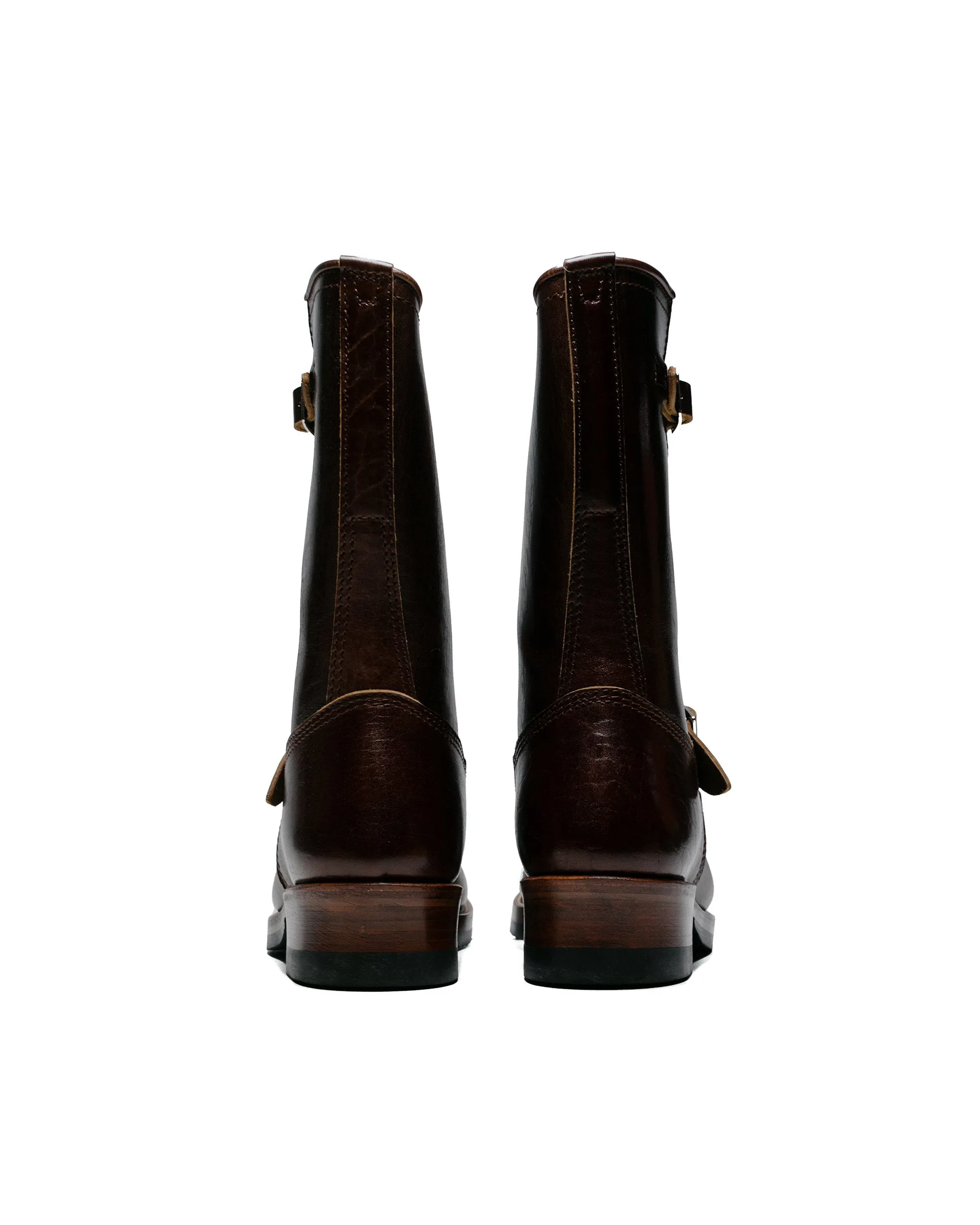 John Lofgren Bootmaker Wabash Engineer Boots Shinki Hikaku Pferdehinterleder Dunkelbraun