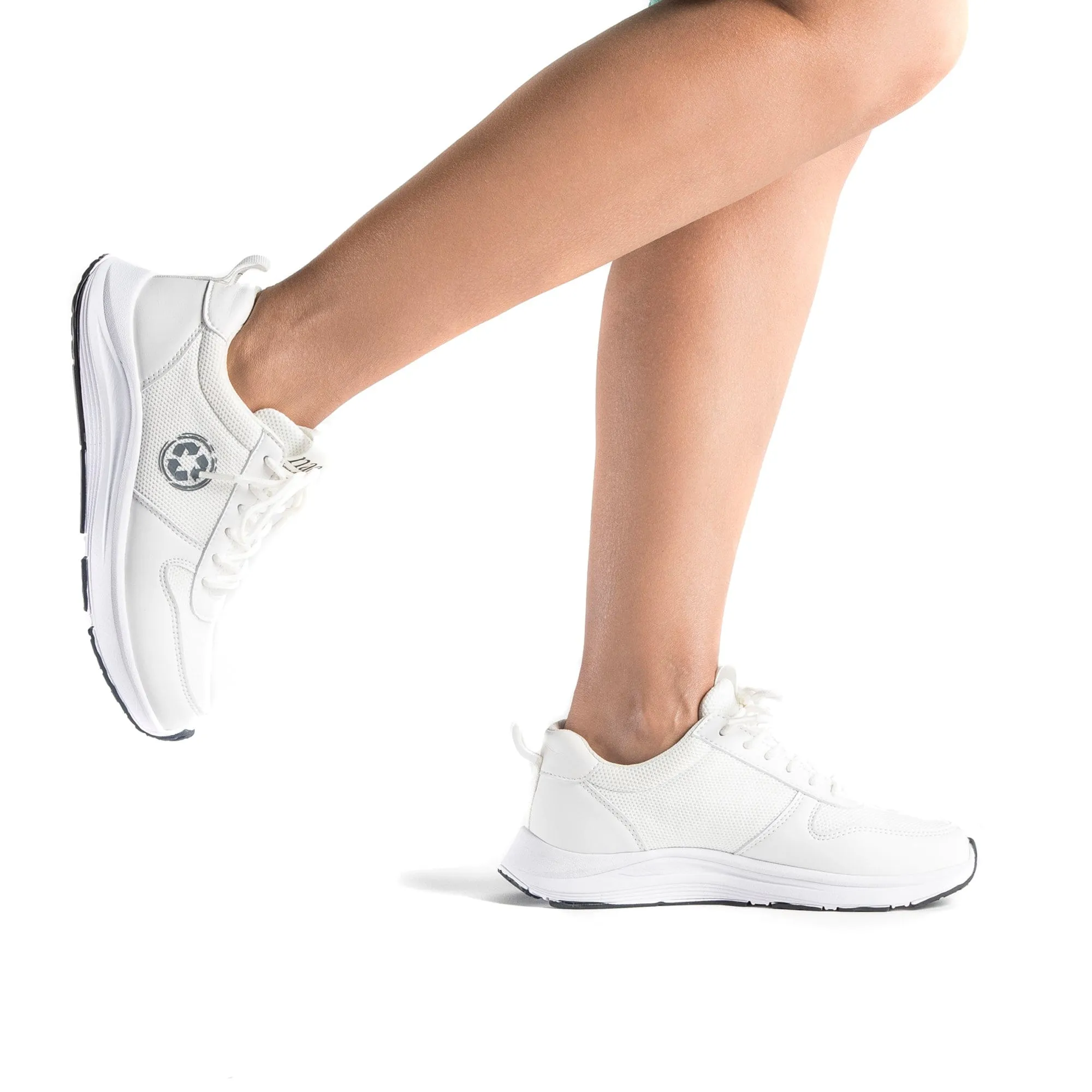 Jor Recycelte PET Unisex Vegane Sneakers | Weiß