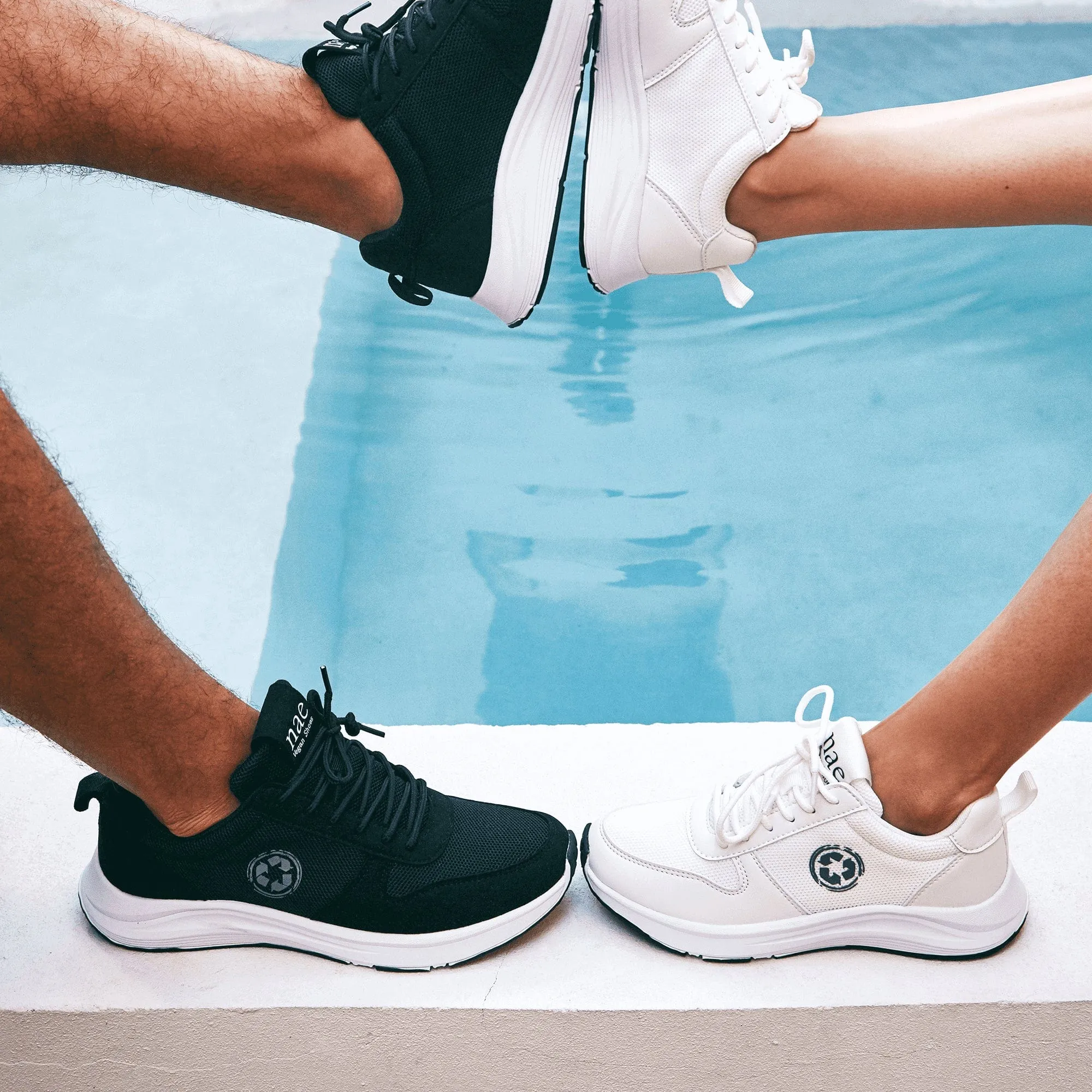 Jor Recycelte PET Unisex Vegane Sneakers | Weiß