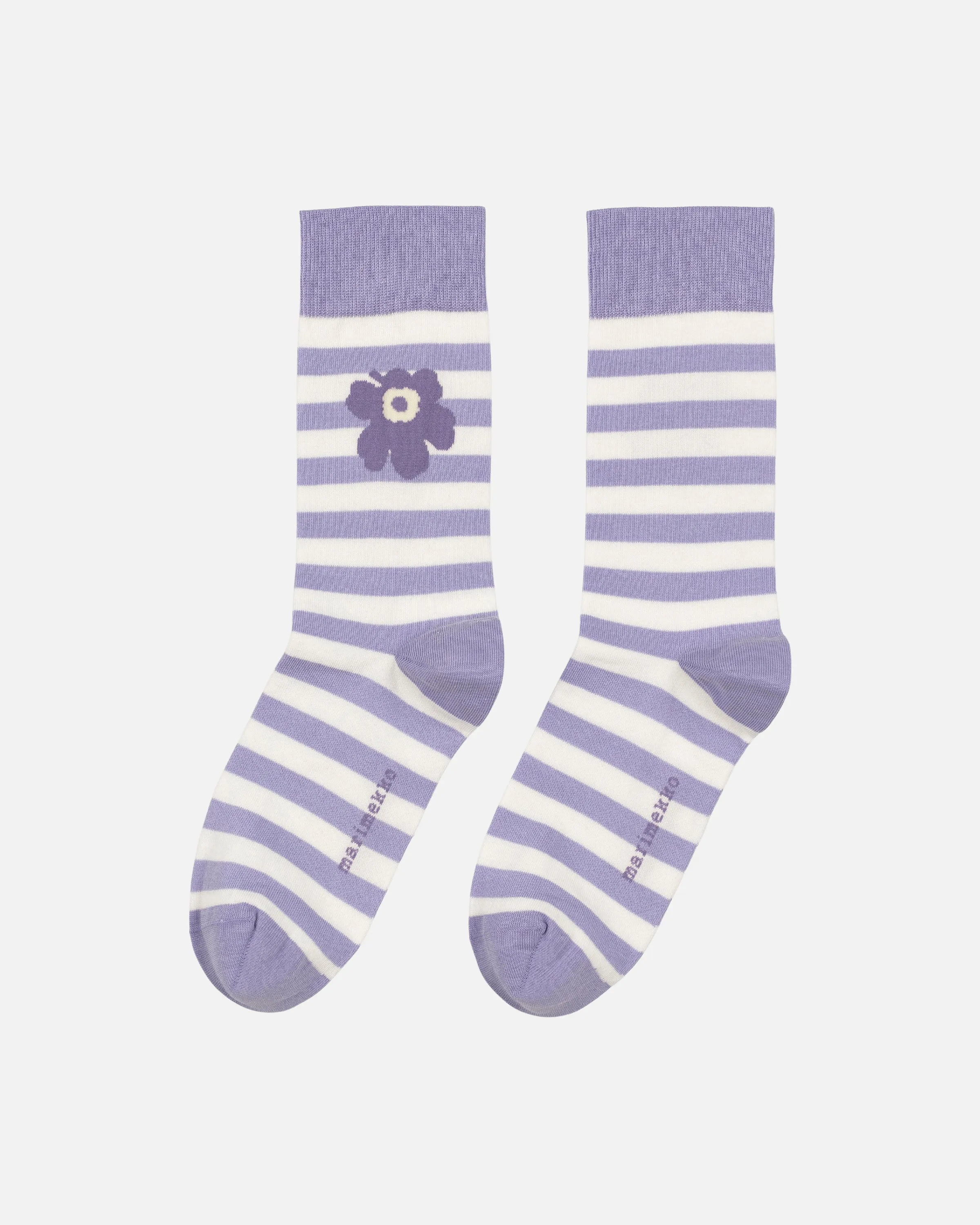 Kasvaa Tasaraita Unikko Kiosk Socken Kleidung_Marimekko