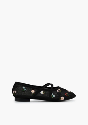 Kennedy Flat Ballerinas Black
