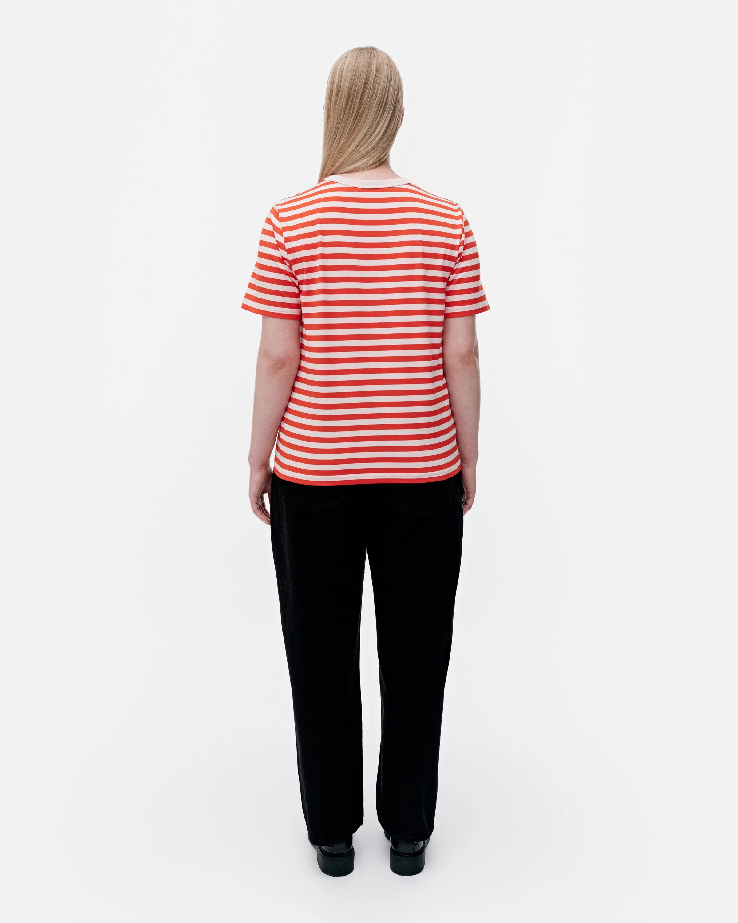 Kioski Tasaraita Unikko Kurzarmoberteil 63cm Kleidung_Marimekko