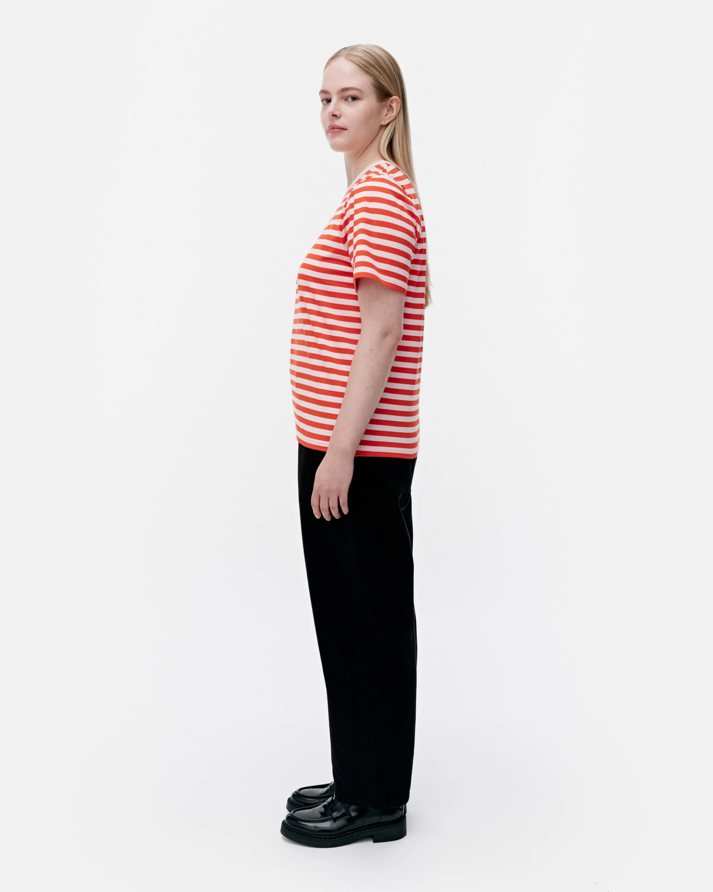 Kioski Tasaraita Unikko Kurzarmoberteil 63cm Kleidung_Marimekko