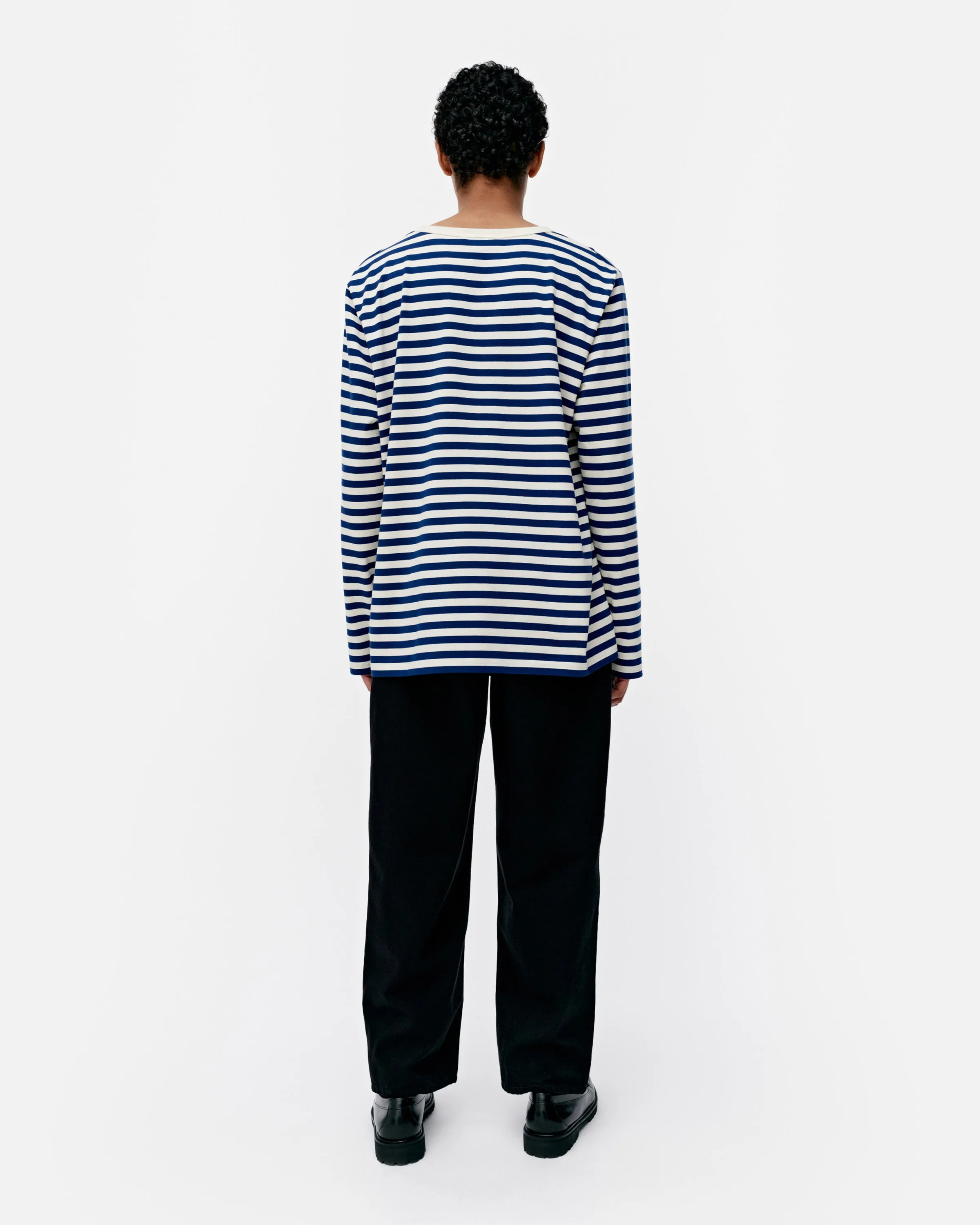 Kioski Tasaraita Unisex Unikko Langarm-Shirt 71cm Bekleidung_Marimekko