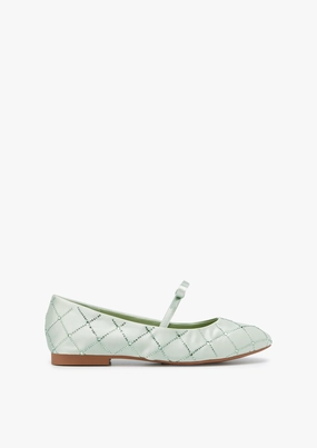 Komi Ballet Infinite Flat Ballerinas Light Green