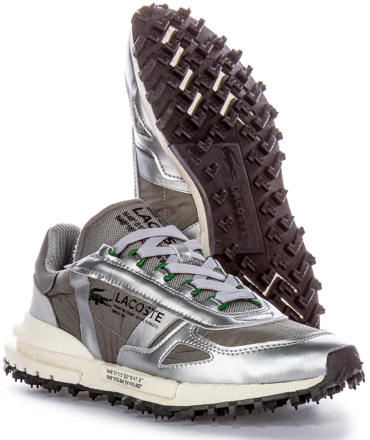 Lacoste Elite Active In Grau Silber Für Herren Schuhe Lacoste