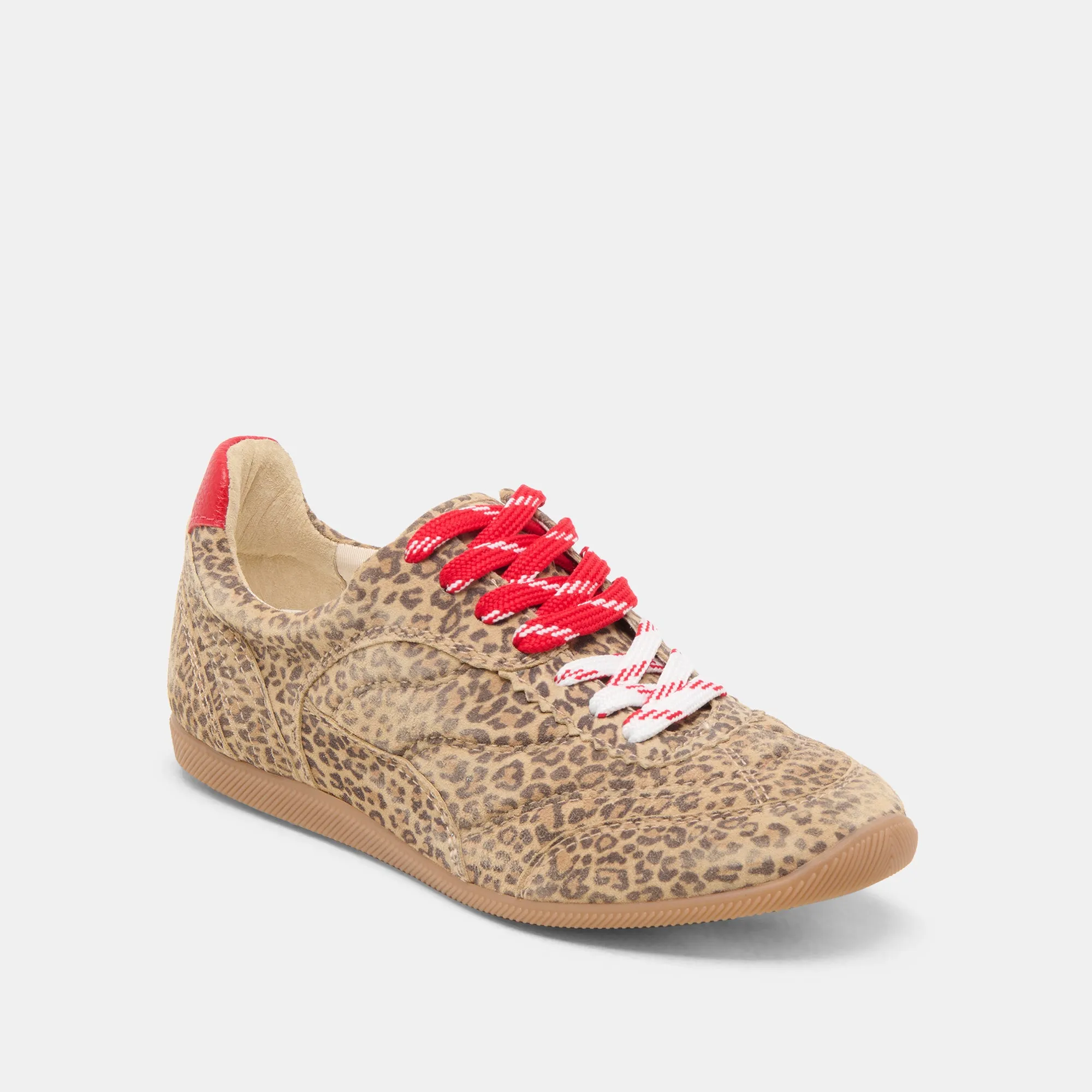 LAINI SNEAKERS BRAUN LEOPARDENPRINT WILDLEDER