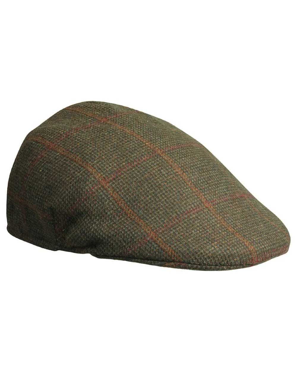 Laksen Hastings Ghillies Tweed Flachmütze mit Ohrenwärmern Laksen