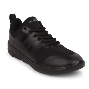 Leap7x Schwarze Freizeitschnürschuhe Für Männer TRIVSKO-2E Von Liberty
