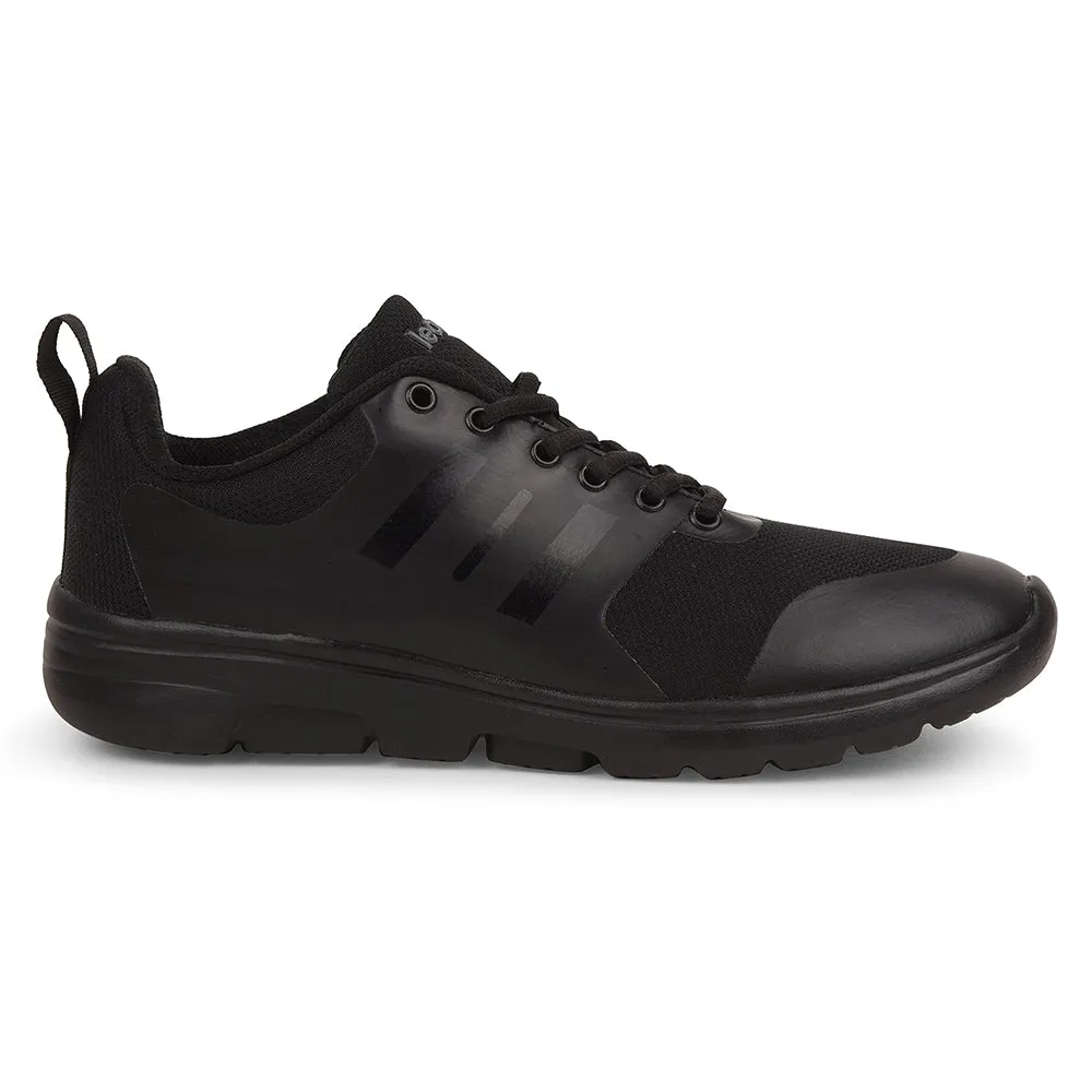 Leap7x Schwarze Freizeitschnürschuhe Für Männer TRIVSKO-2E Von Liberty