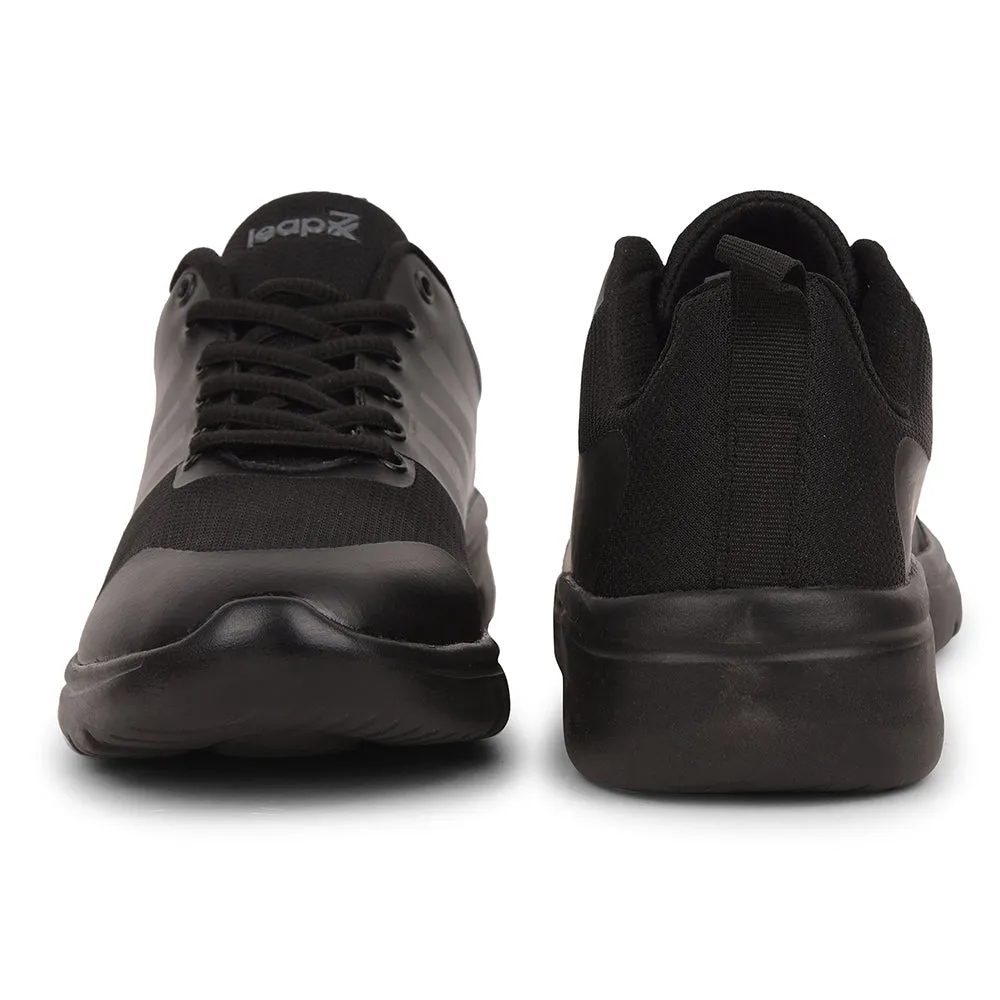 Leap7x Schwarze Freizeitschnürschuhe Für Männer TRIVSKO-2E Von Liberty