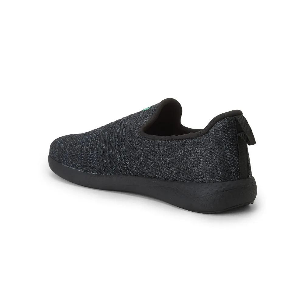 Leap7x Casual Schwarzer Schnürsenkelloser Schuh Für Herren RORY-12 Von Liberty