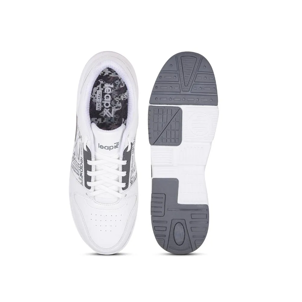 Leap7x Freizeit-Sneaker in Grau mit Schnürung für Herren DUPLAY-23 von Liberty