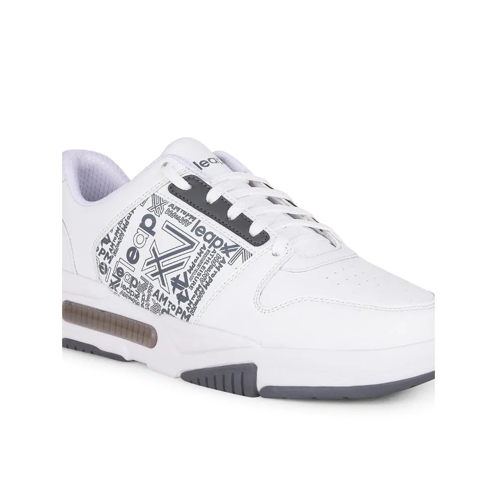 Leap7x Freizeit-Sneaker in Grau mit Schnürung für Herren DUPLAY-23 von Liberty