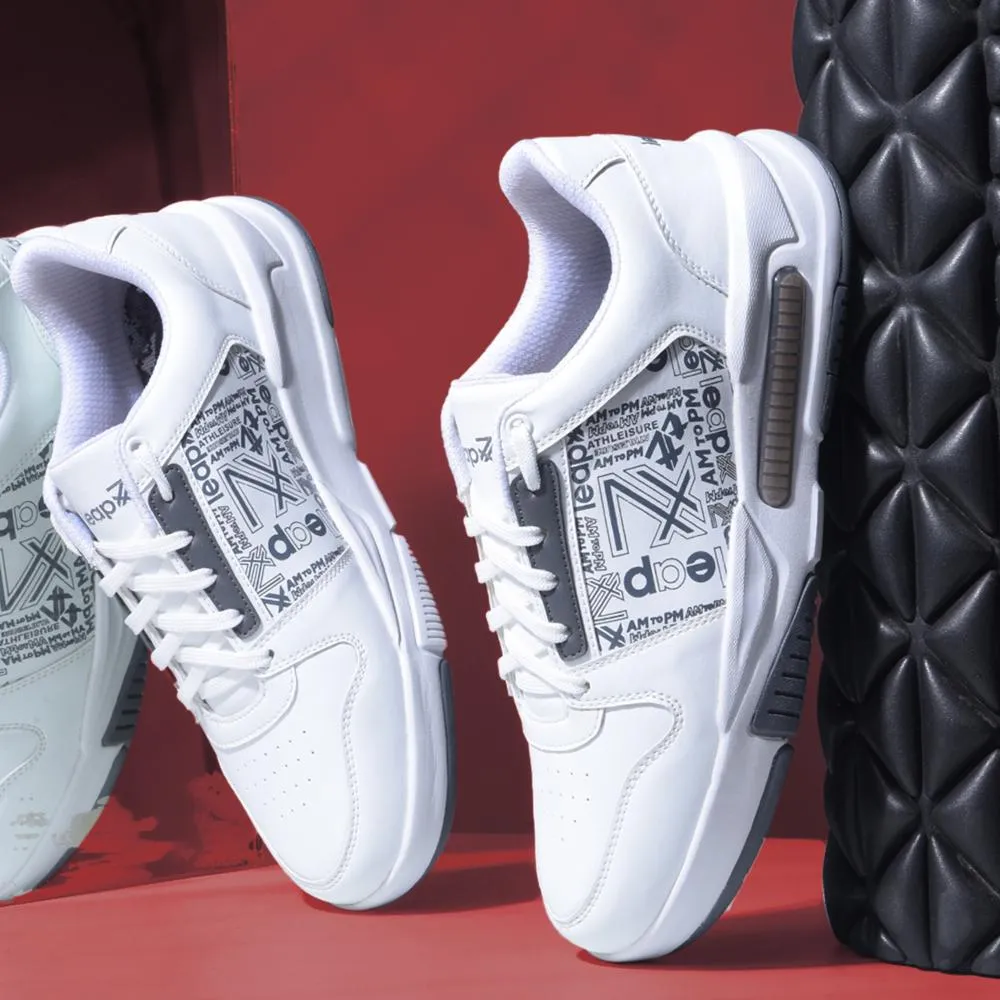 Leap7x Freizeit-Sneaker in Grau mit Schnürung für Herren DUPLAY-23 von Liberty