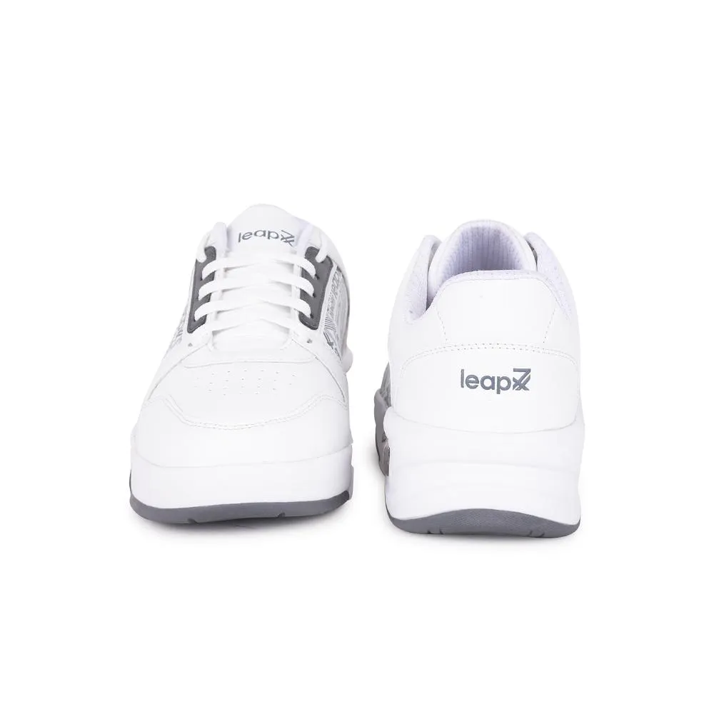 Leap7x Freizeit-Sneaker in Grau mit Schnürung für Herren DUPLAY-23 von Liberty