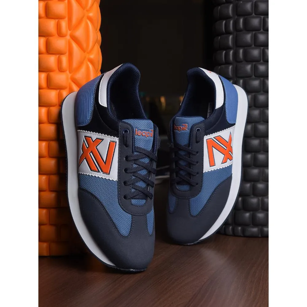 Leap7x Casual Sneakers in Marineblau mit Schnürung für Herren BACKAM-1E von Liberty