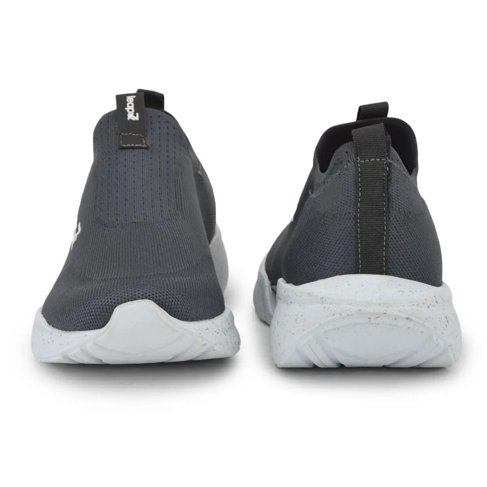 Leap7x Schnürsenkellose Freizeitschuhe Für Herren (Grau) ARCHER-3 Von Liberty