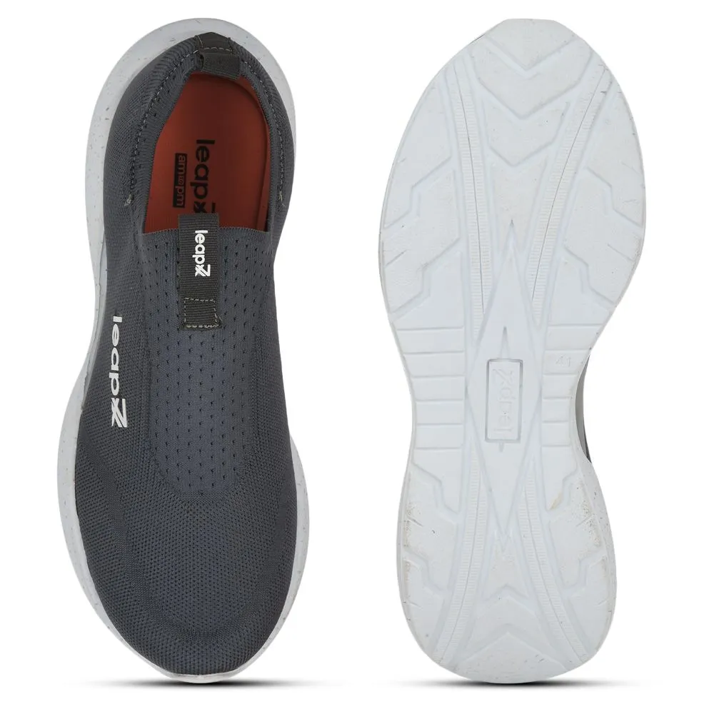 Leap7x Schnürsenkellose Freizeitschuhe Für Herren (Grau) ARCHER-3 Von Liberty