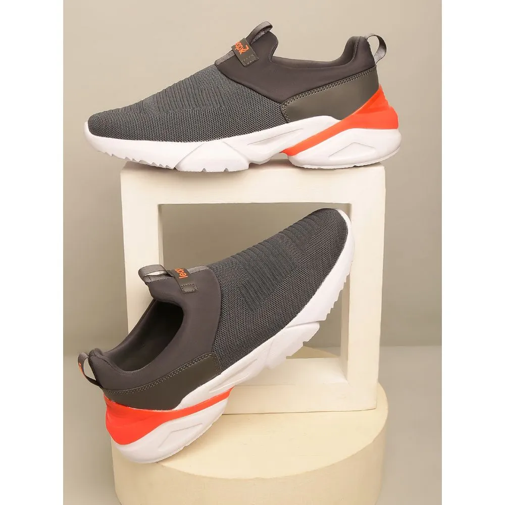 Leap7x Graue Freizeit-Slip-On Schuhe ohne Schnürung für Herren BRISK-01 von Liberty