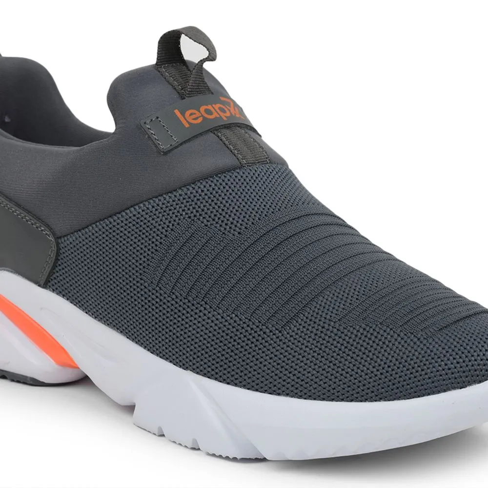 Leap7x Graue Freizeit-Slip-On Schuhe ohne Schnürung für Herren BRISK-01 von Liberty